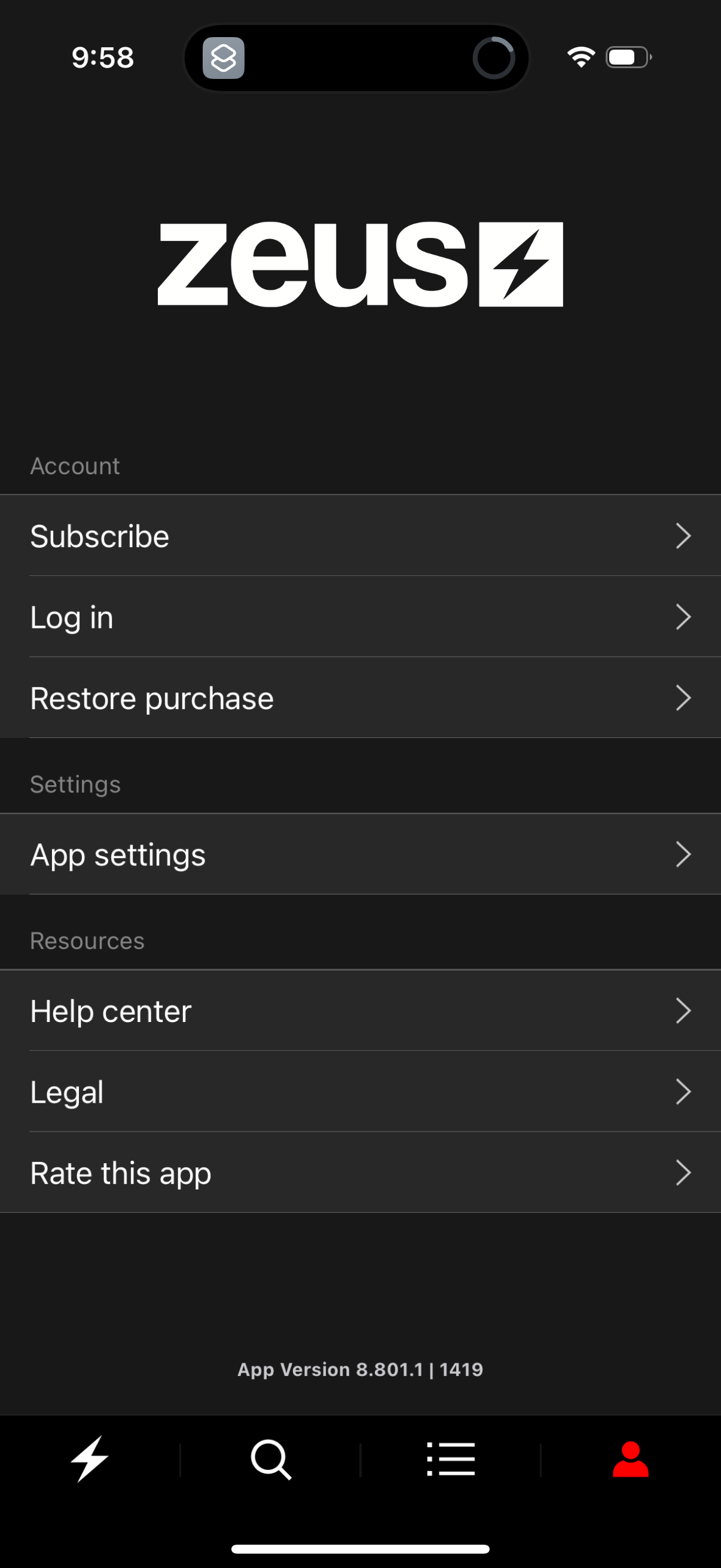 zeus app screenshot 27