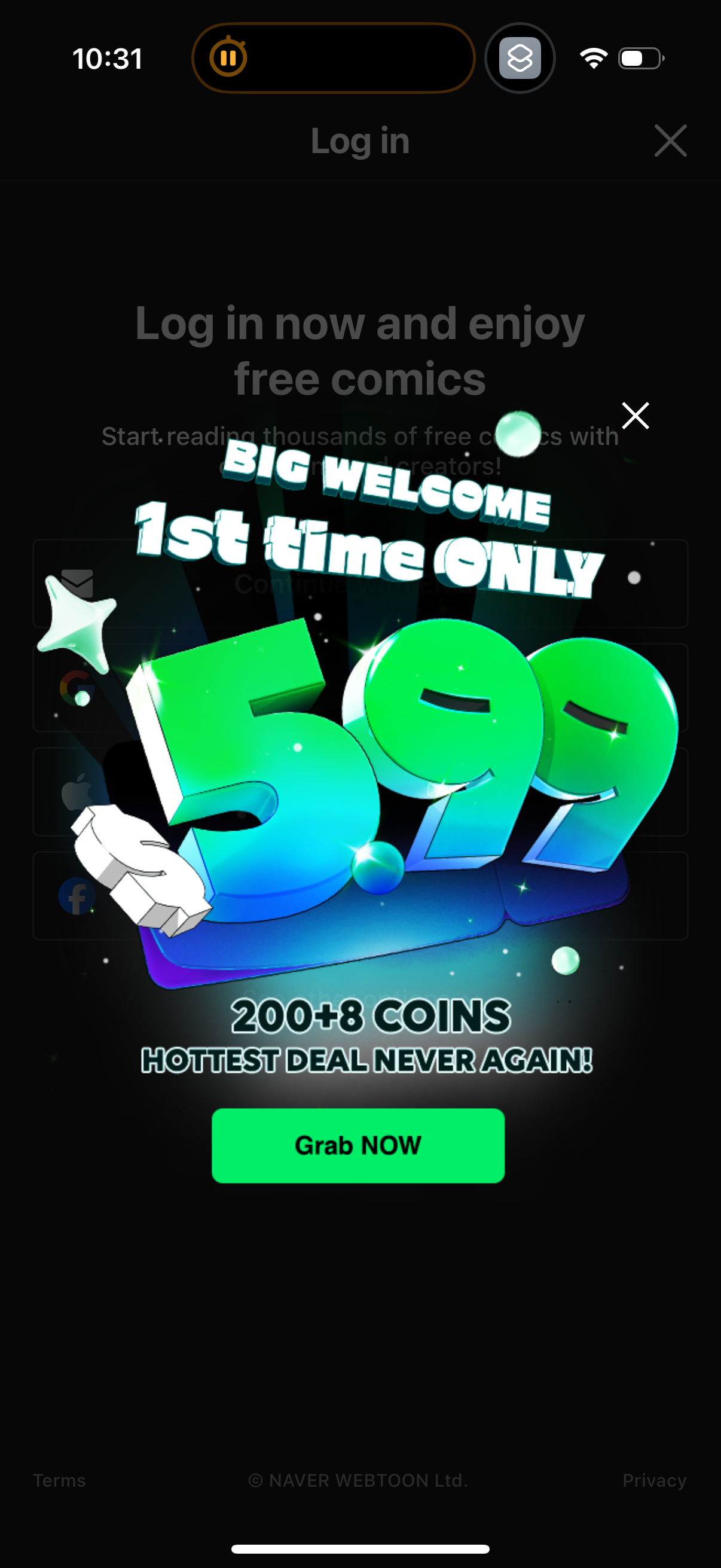 webtoon app screenshot 8