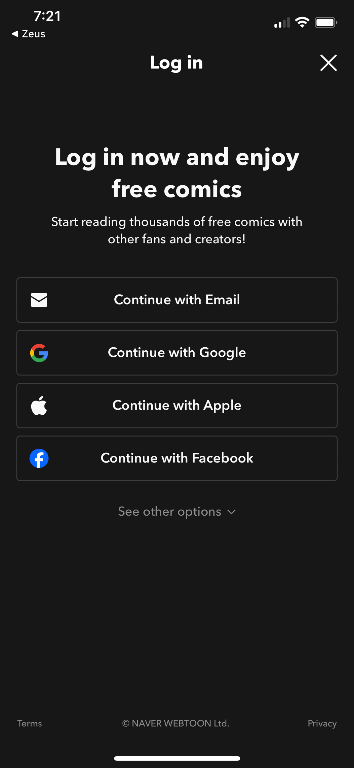 webtoon app screenshot 90