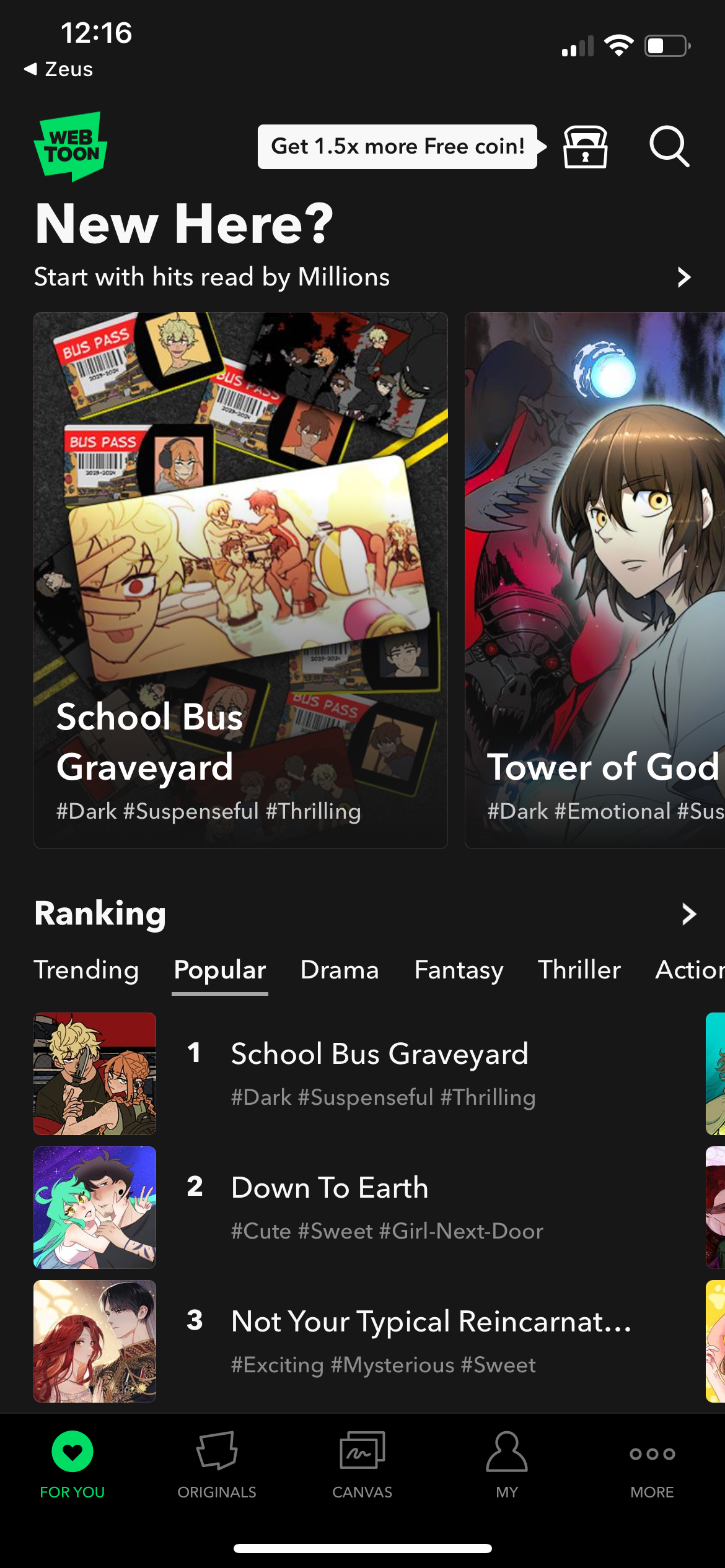 webtoon app screenshot 49