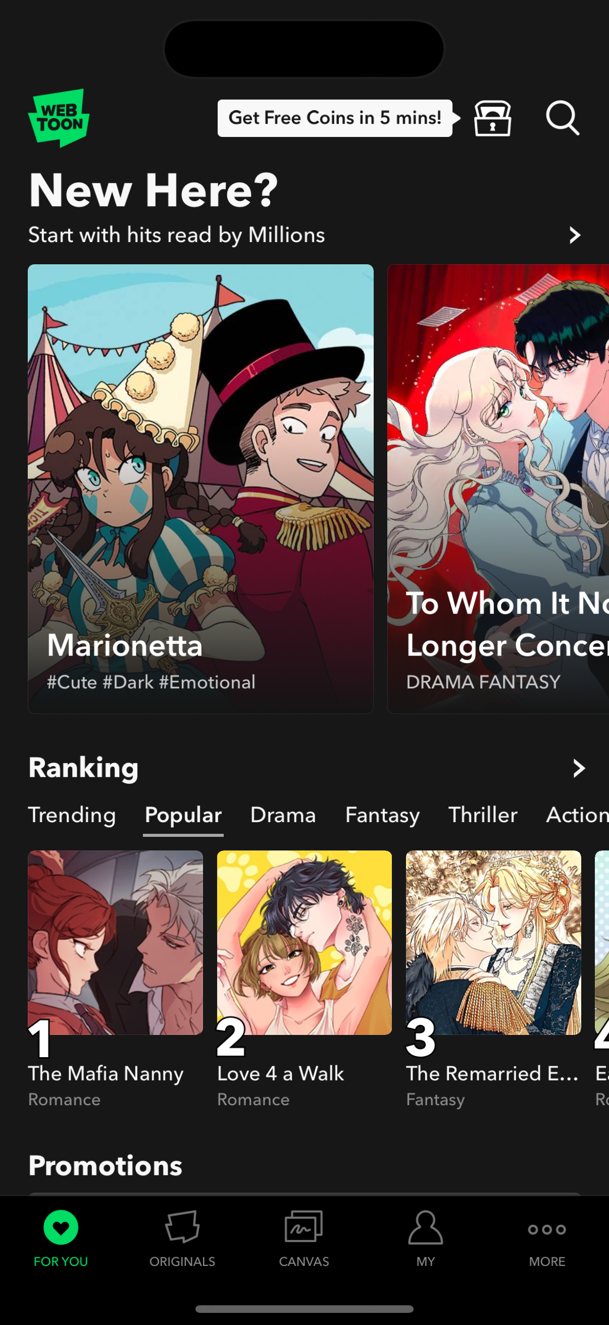 webtoon app screenshot 37