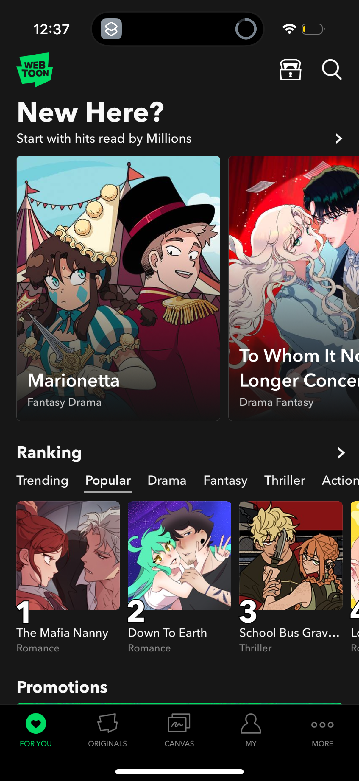 webtoon app screenshot 25
