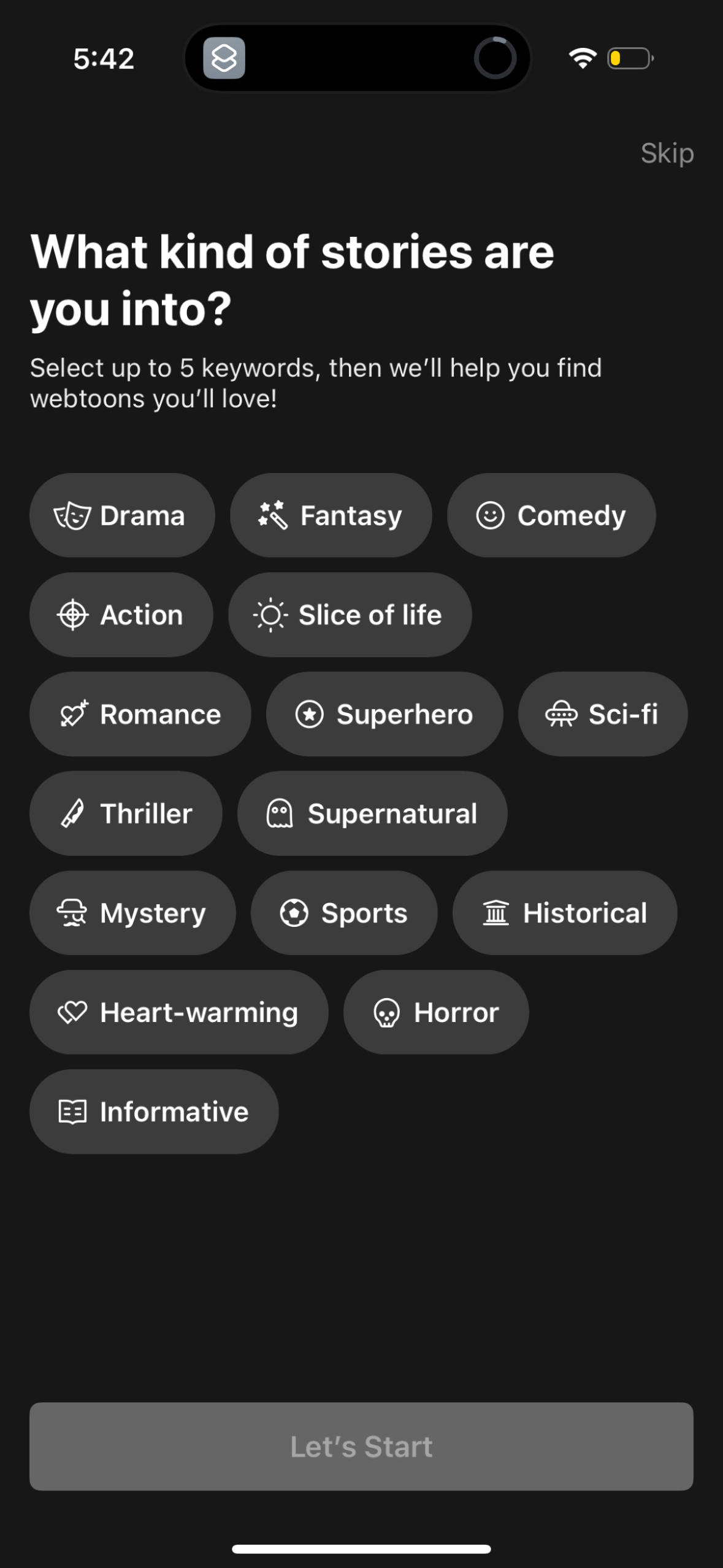 webtoon app screenshot 24