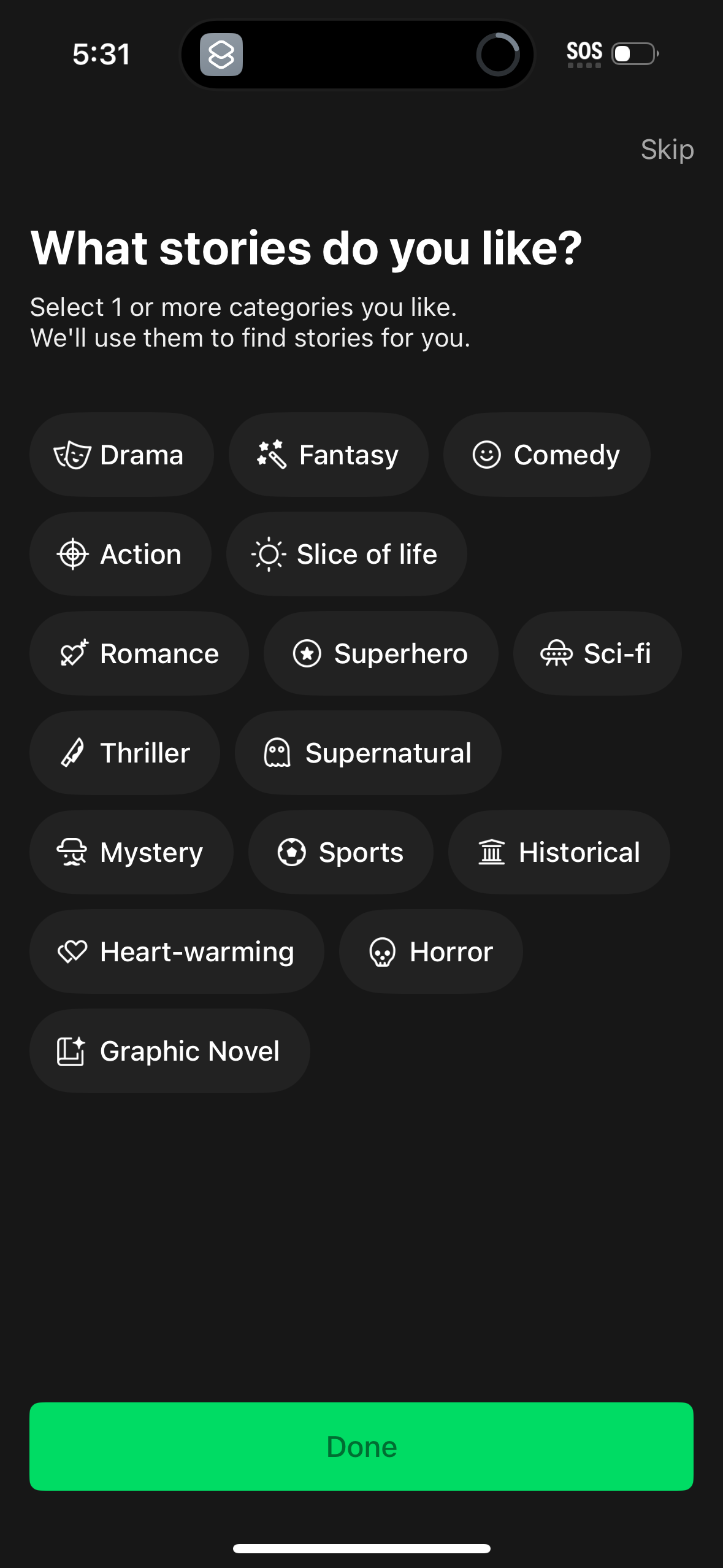 webtoon app screenshot 19
