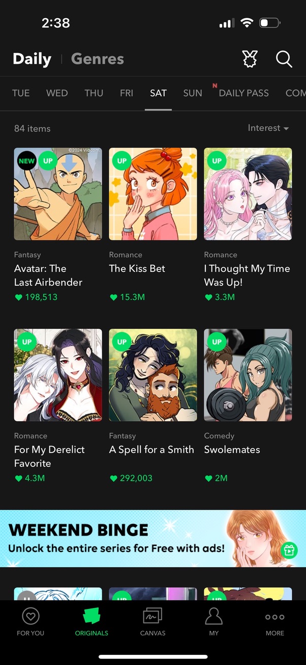 webtoon app screenshot 11