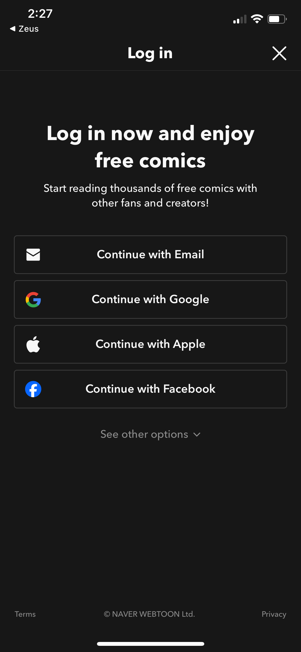 webtoon app screenshot 98