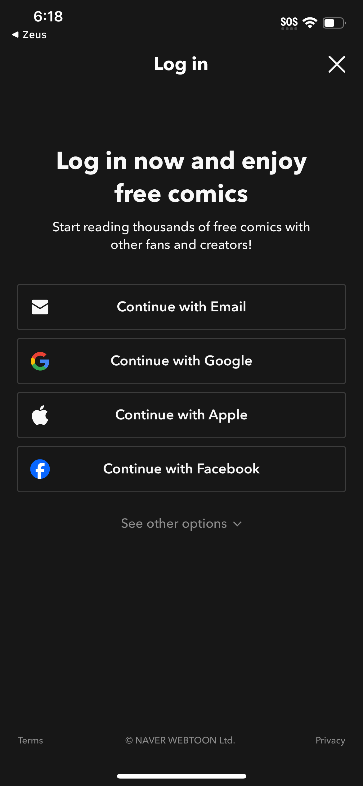 webtoon app screenshot 85