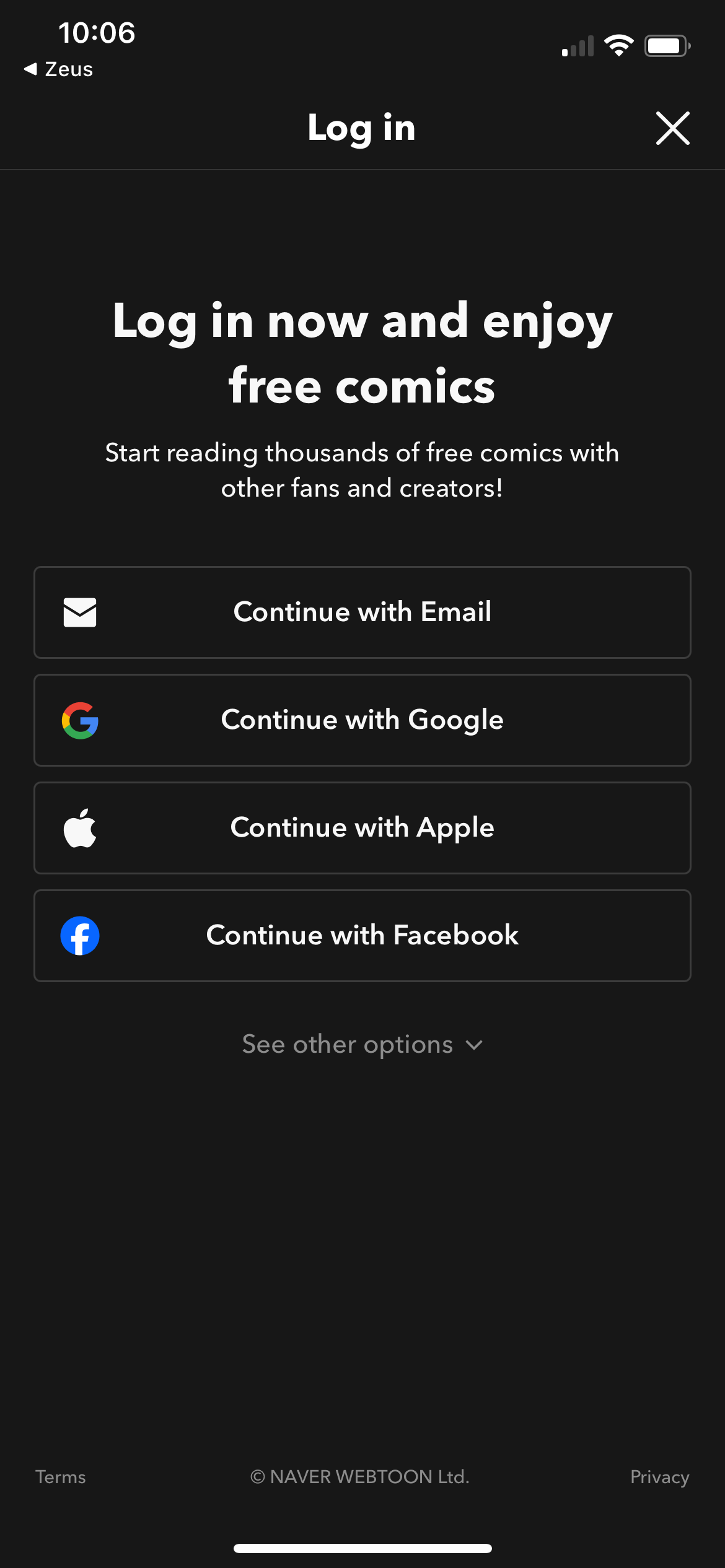 webtoon app screenshot 77