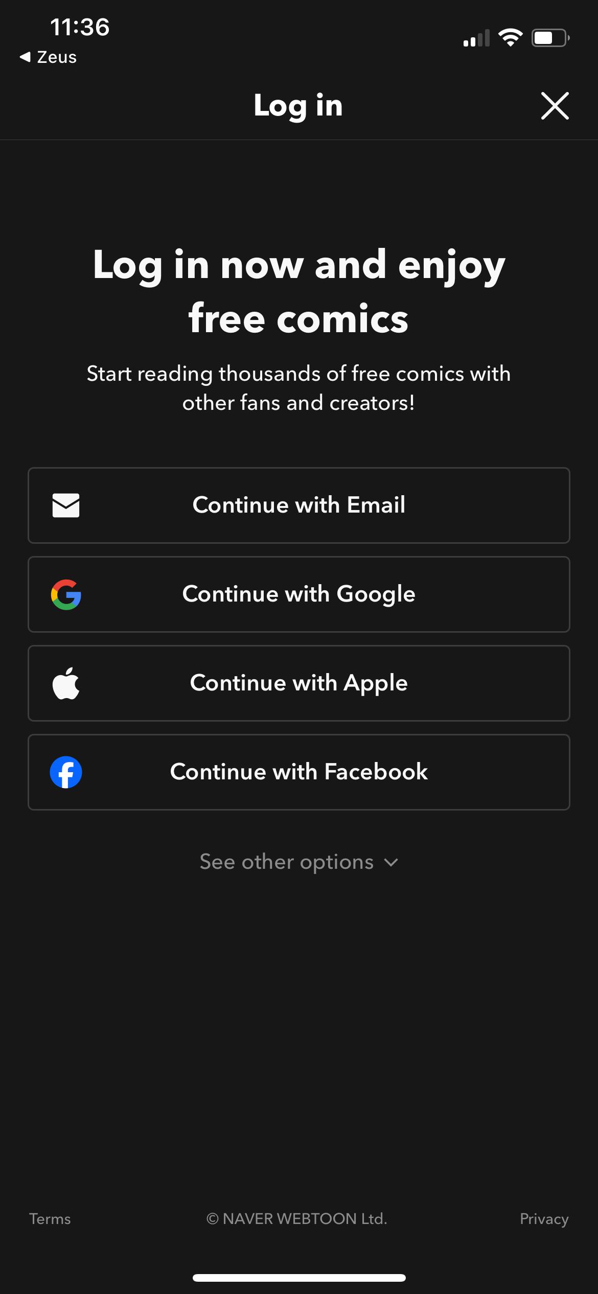 webtoon app screenshot 64