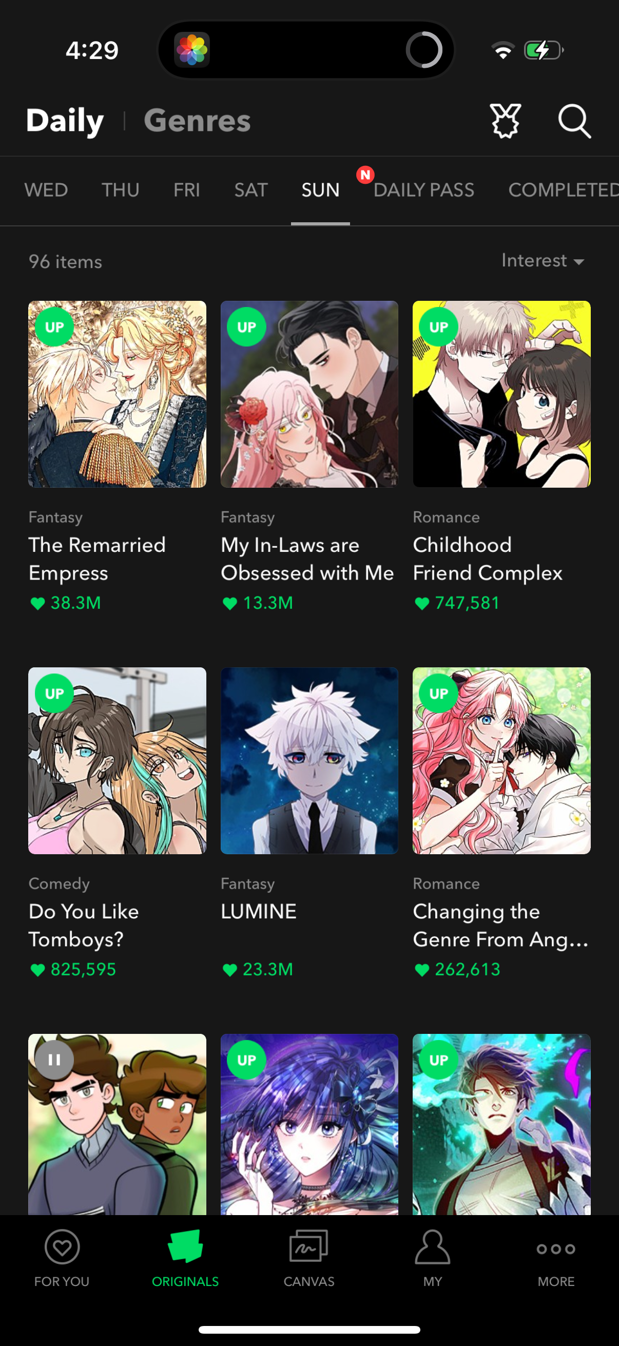 webtoon app screenshot 28