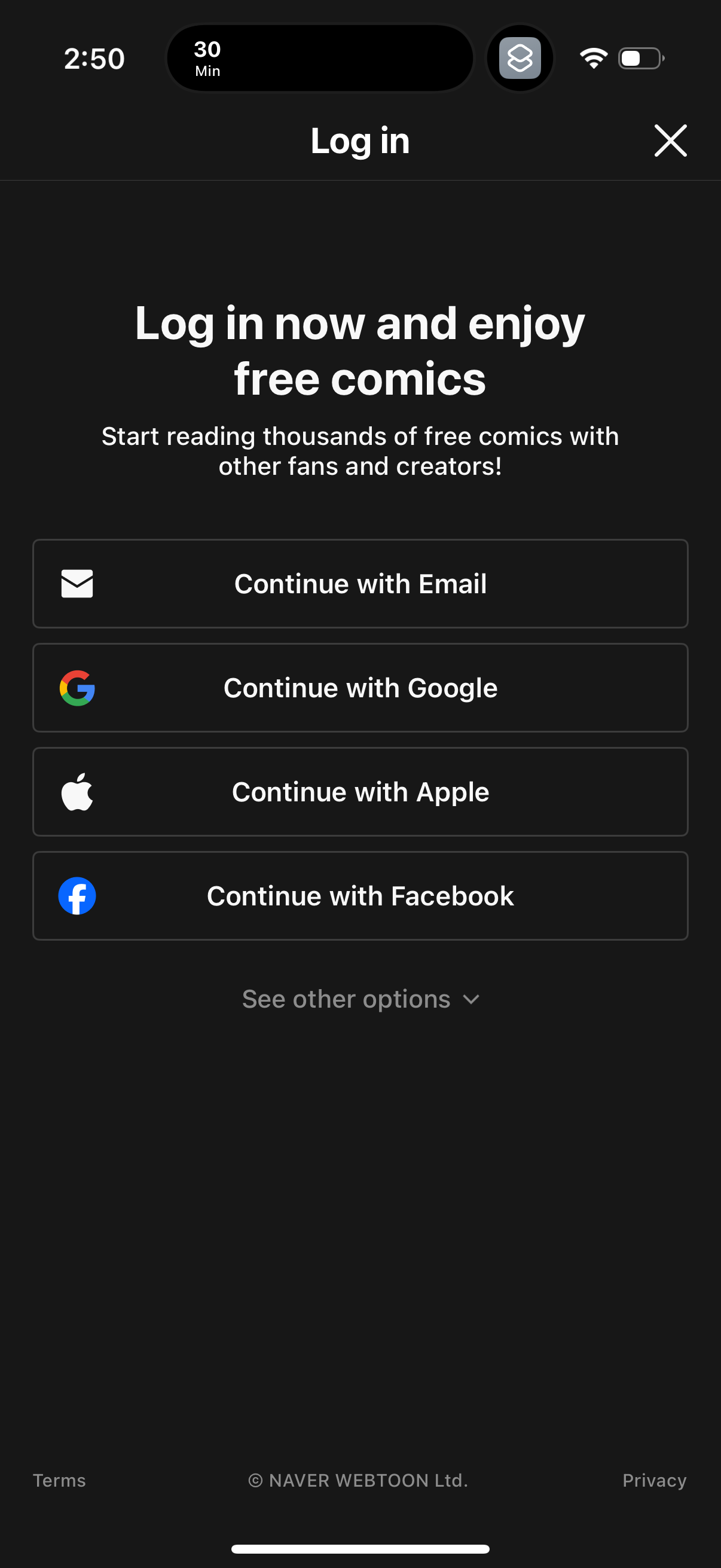 webtoon app screenshot 15