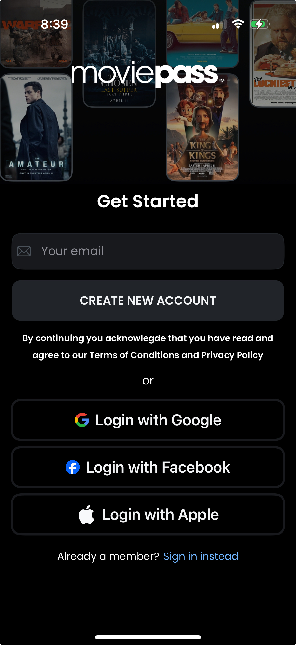 moviepass app screenshot 27
