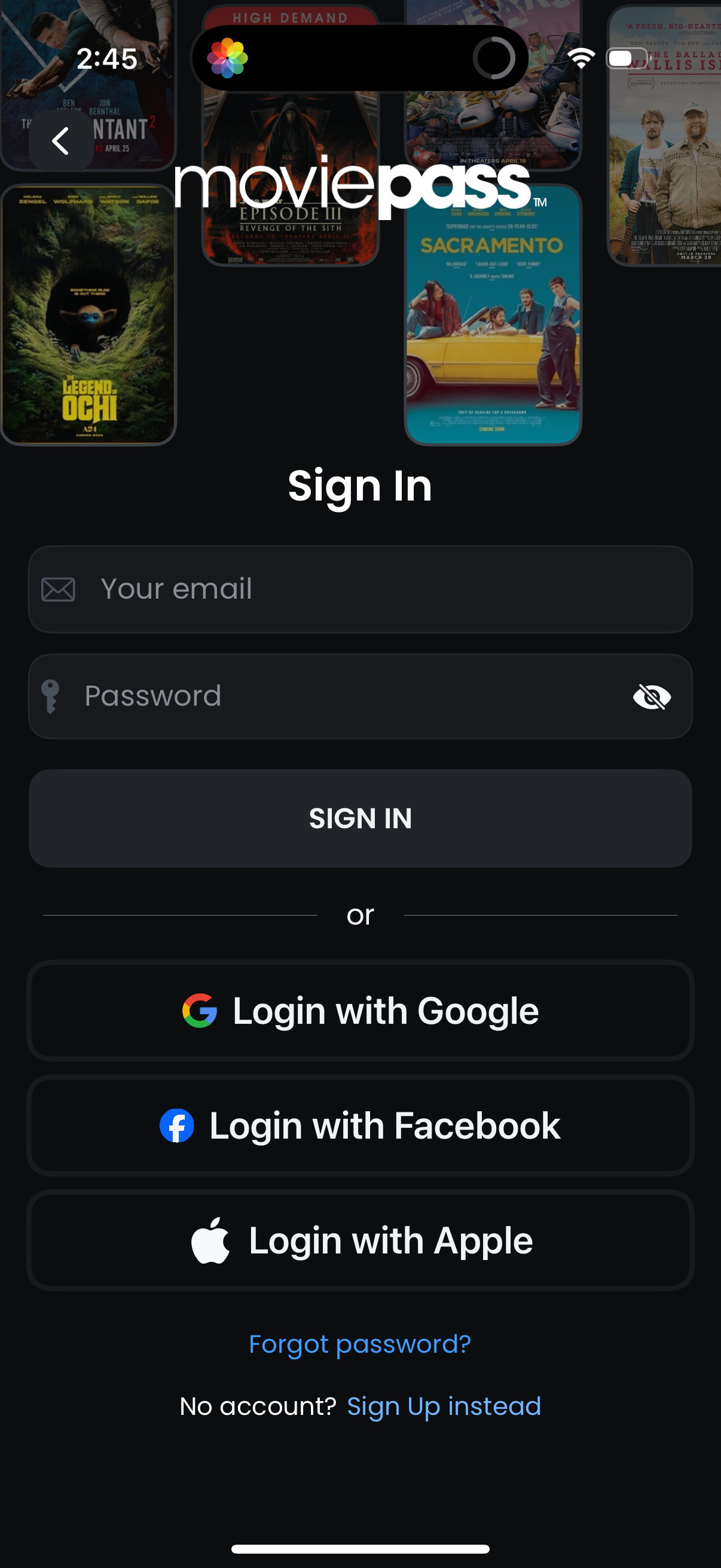 moviepass app screenshot 23