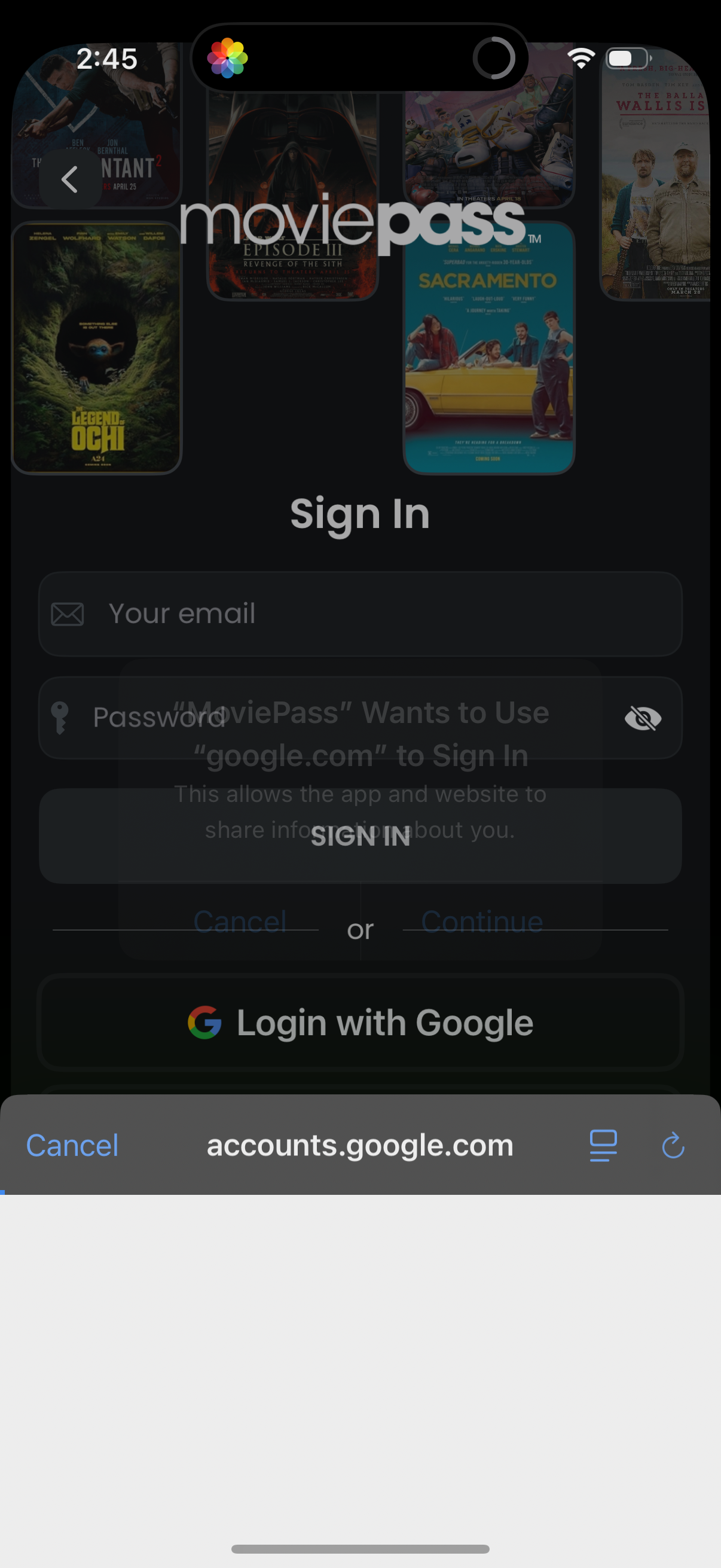 moviepass app screenshot 5