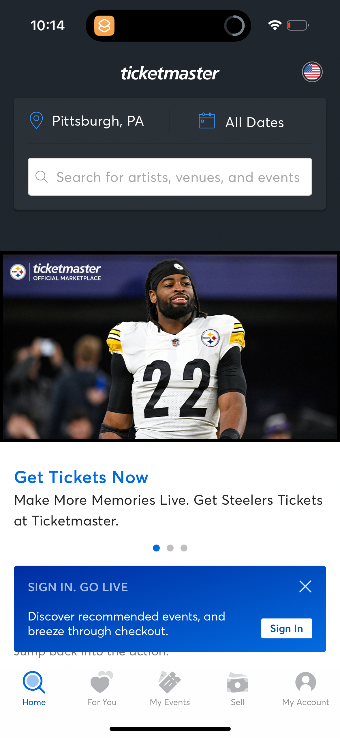 ticketmaster app screenshot 57