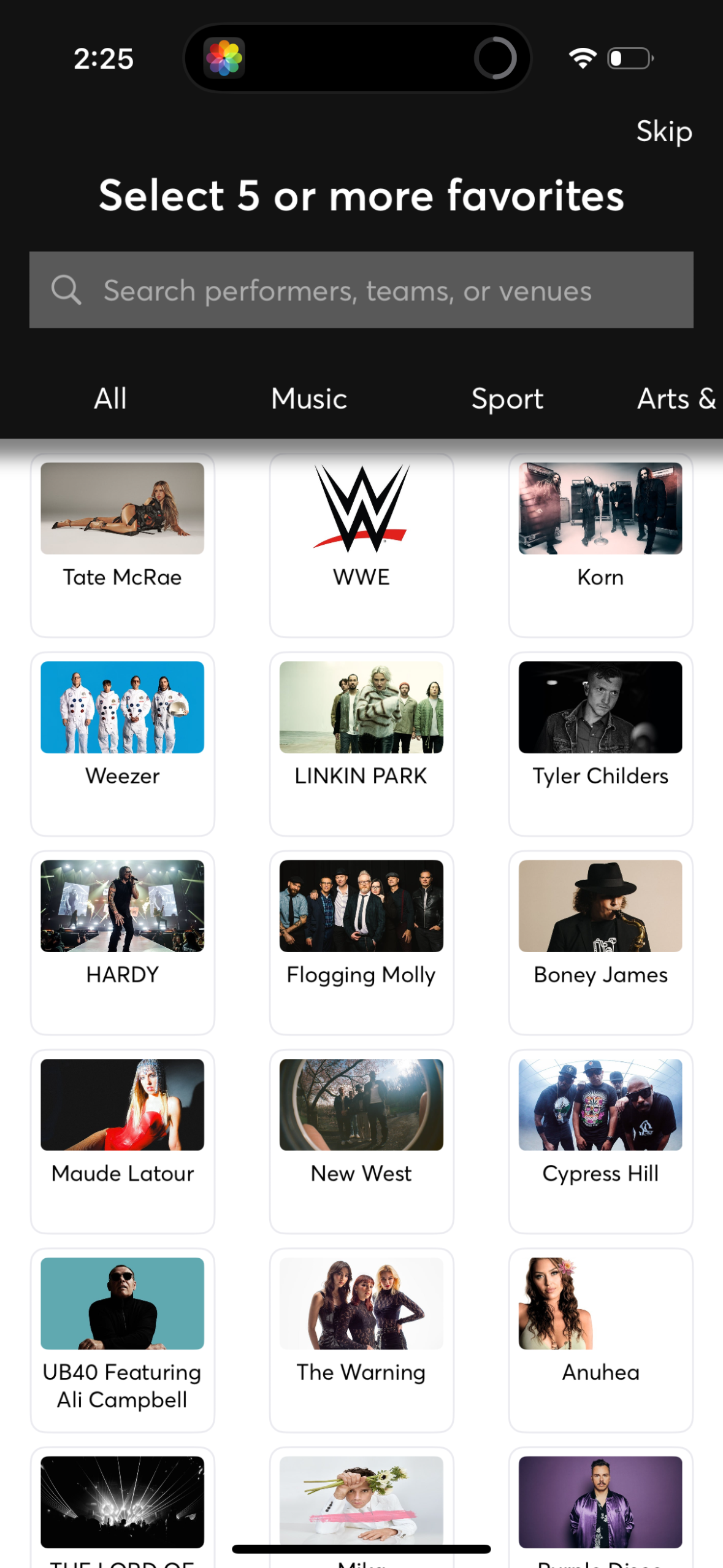 ticketmaster app screenshot 22