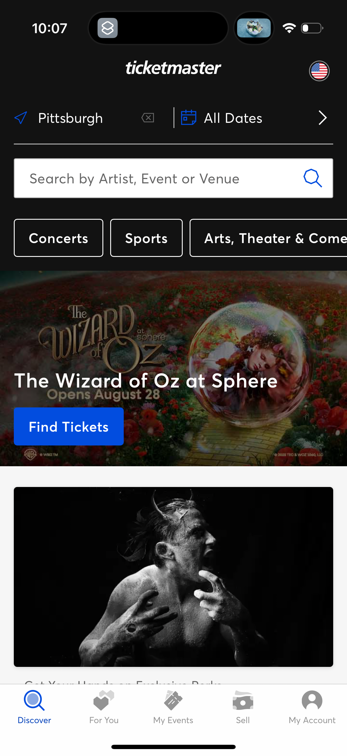 ticketmaster app screenshot 8