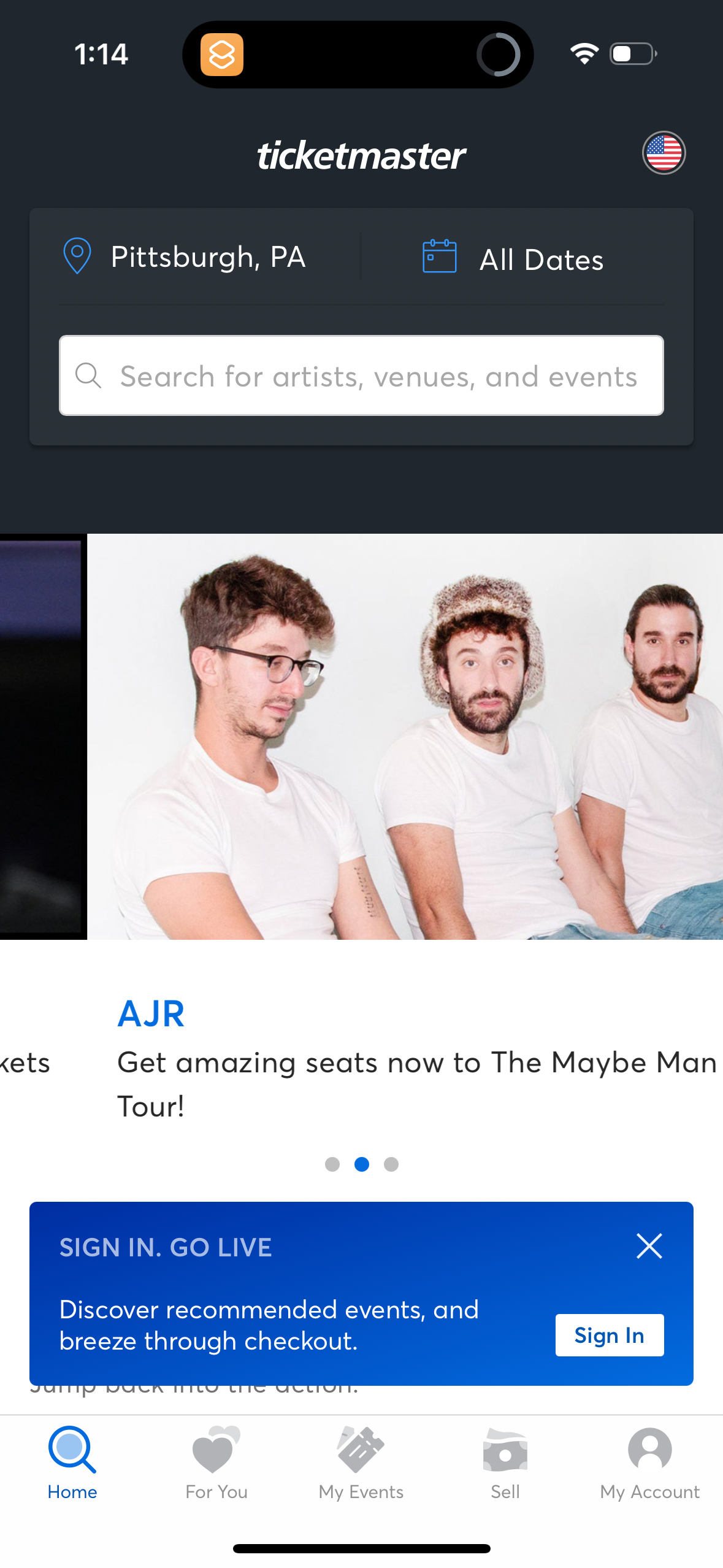 ticketmaster app screenshot 58