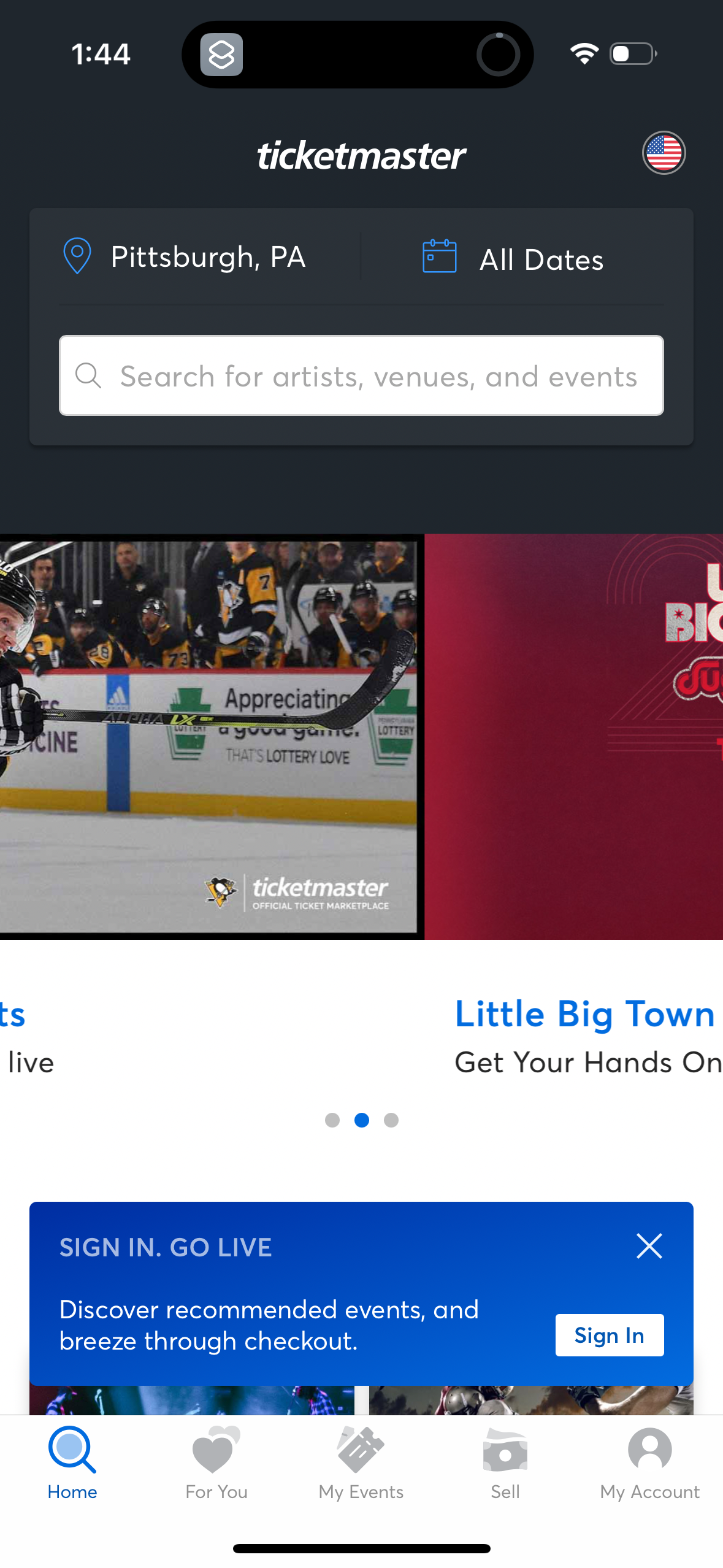 ticketmaster app screenshot 54