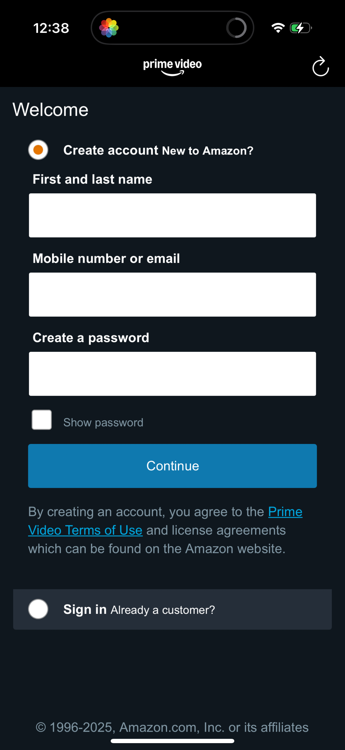 prime-video app screenshot 2