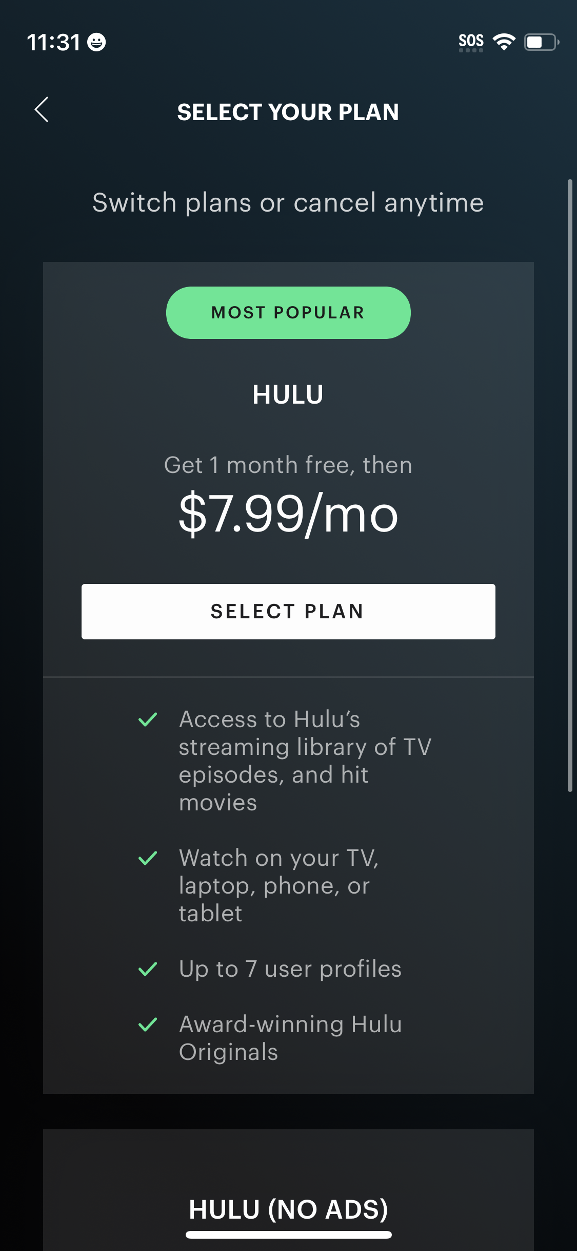 hulu app screenshot 72