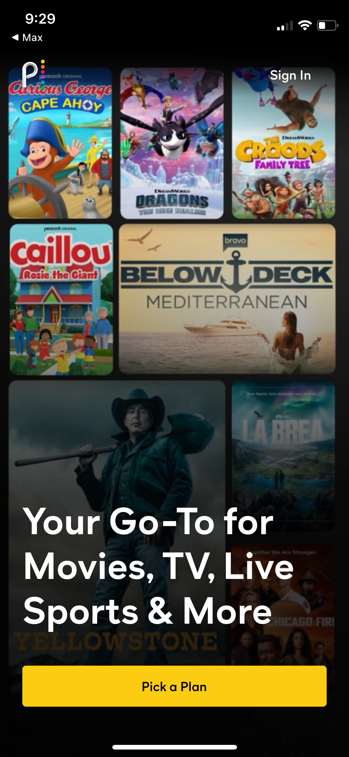 peacock app screenshot 108