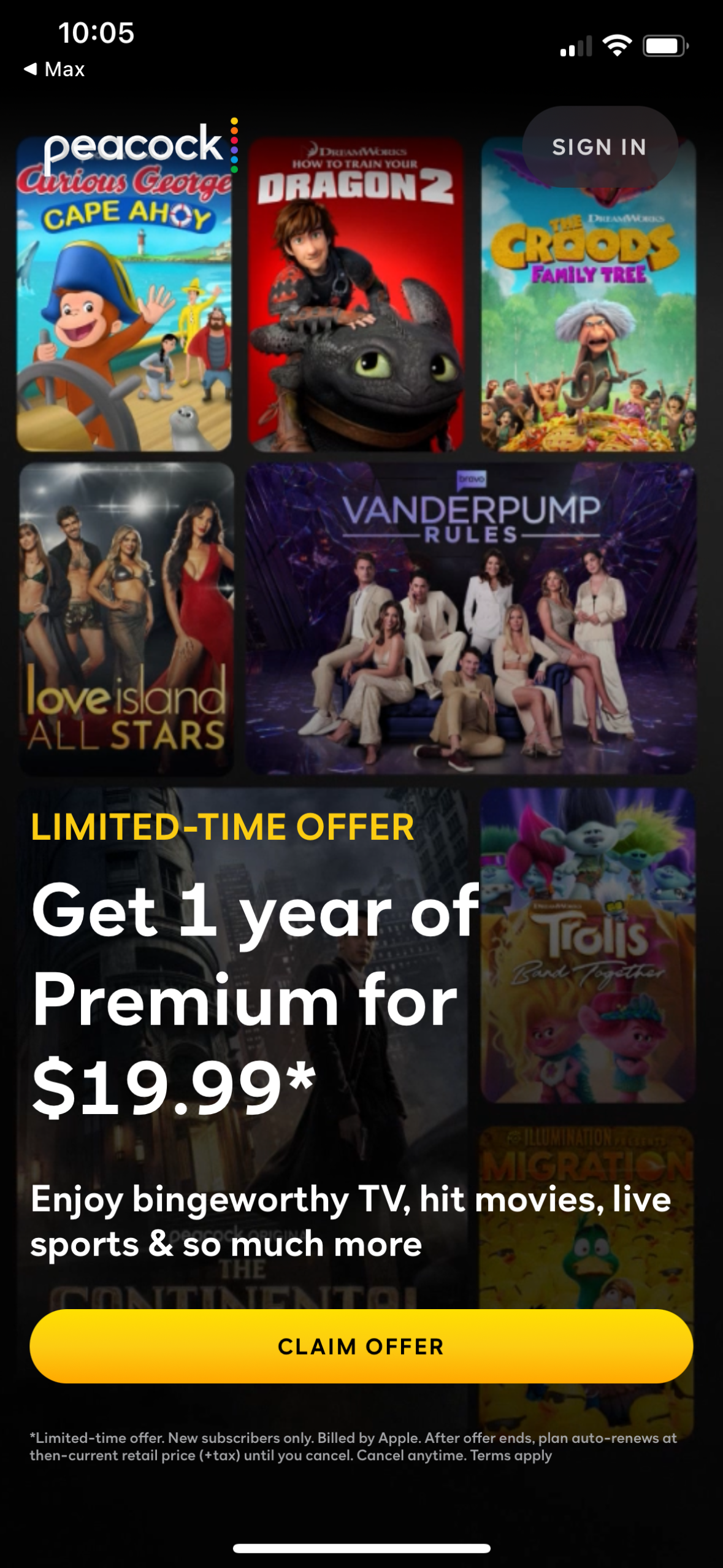 peacock app screenshot 45