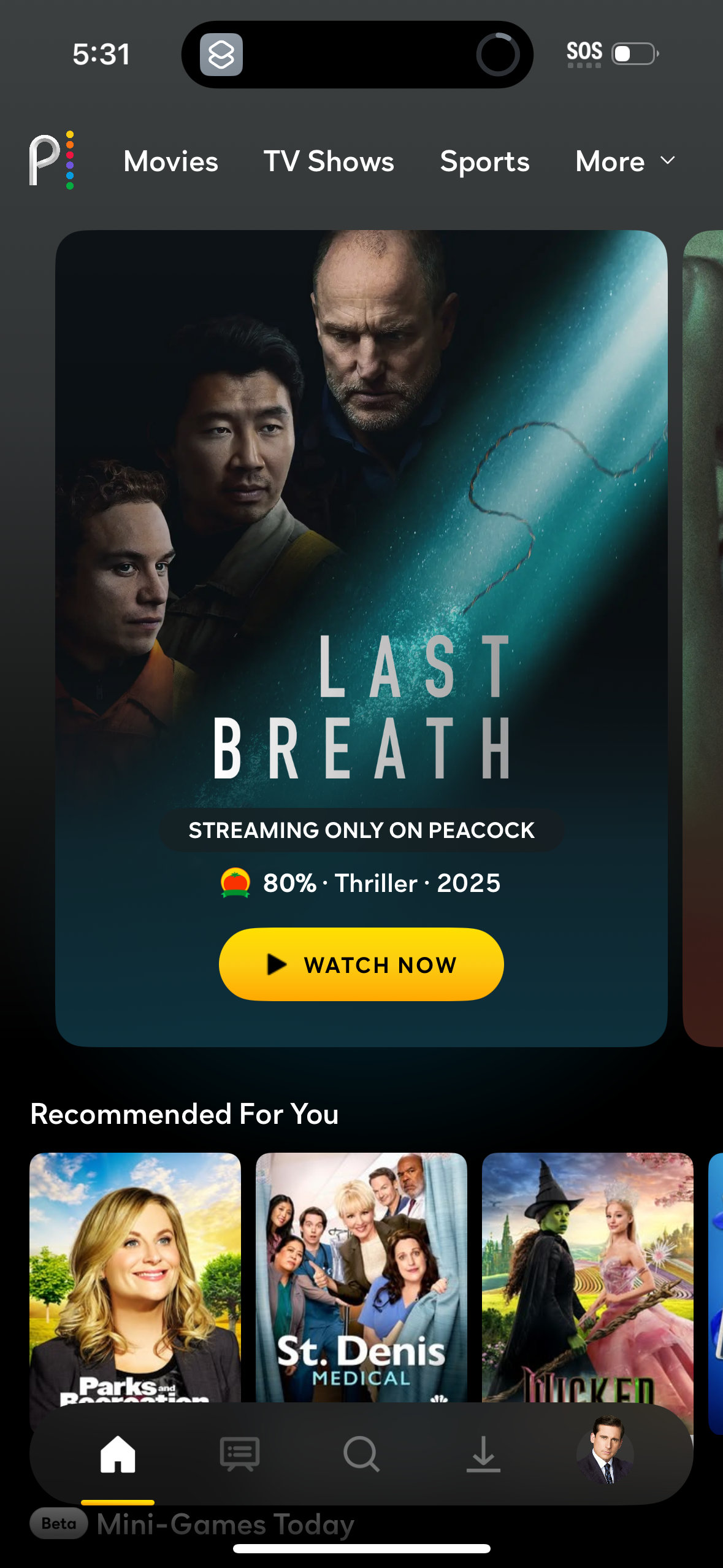 peacock app screenshot 4