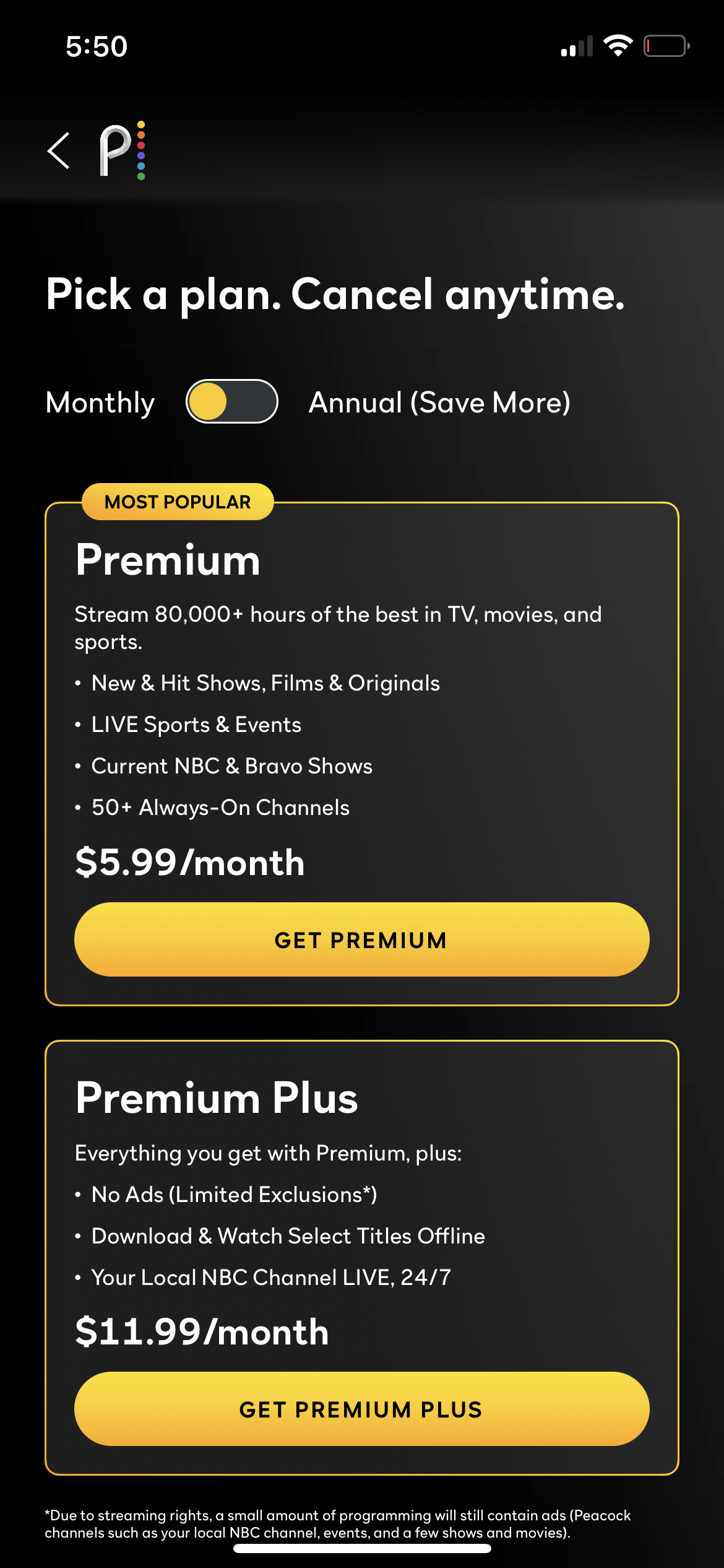 peacock app screenshot 41