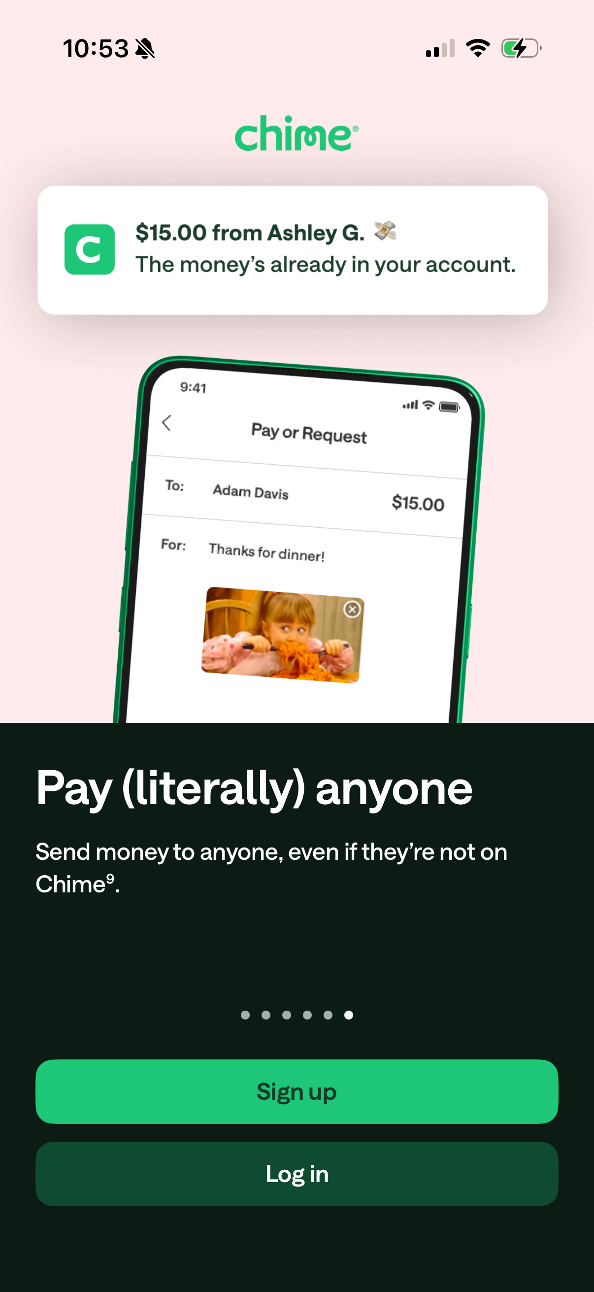 chime app screenshot 1