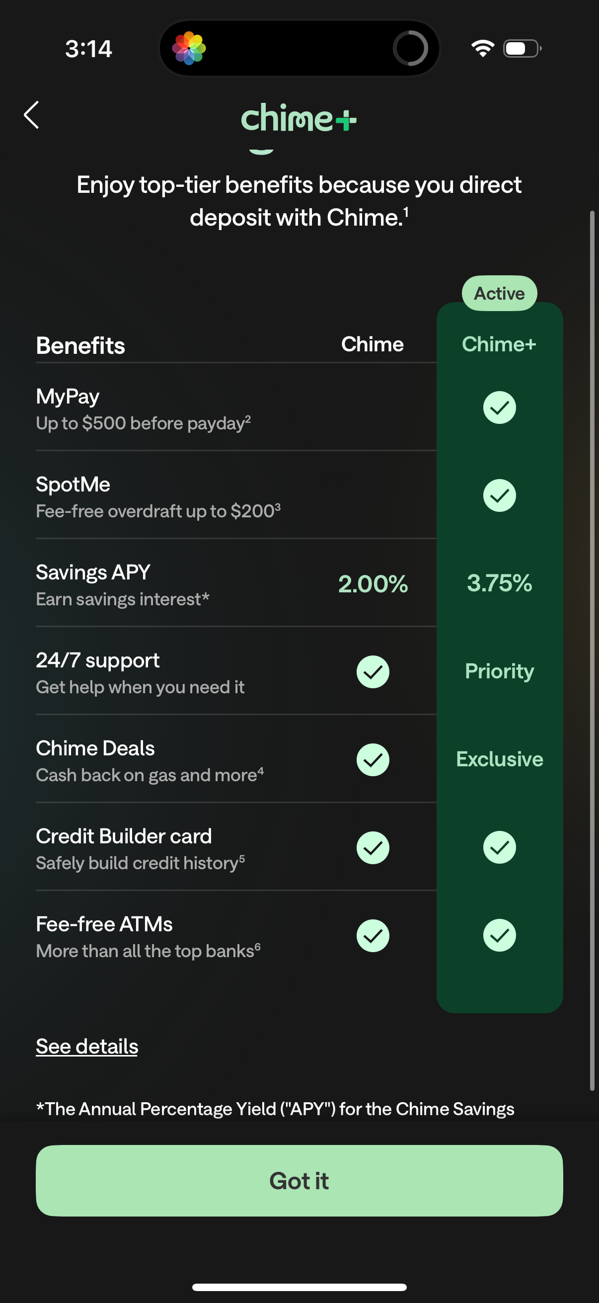 chime app screenshot 54
