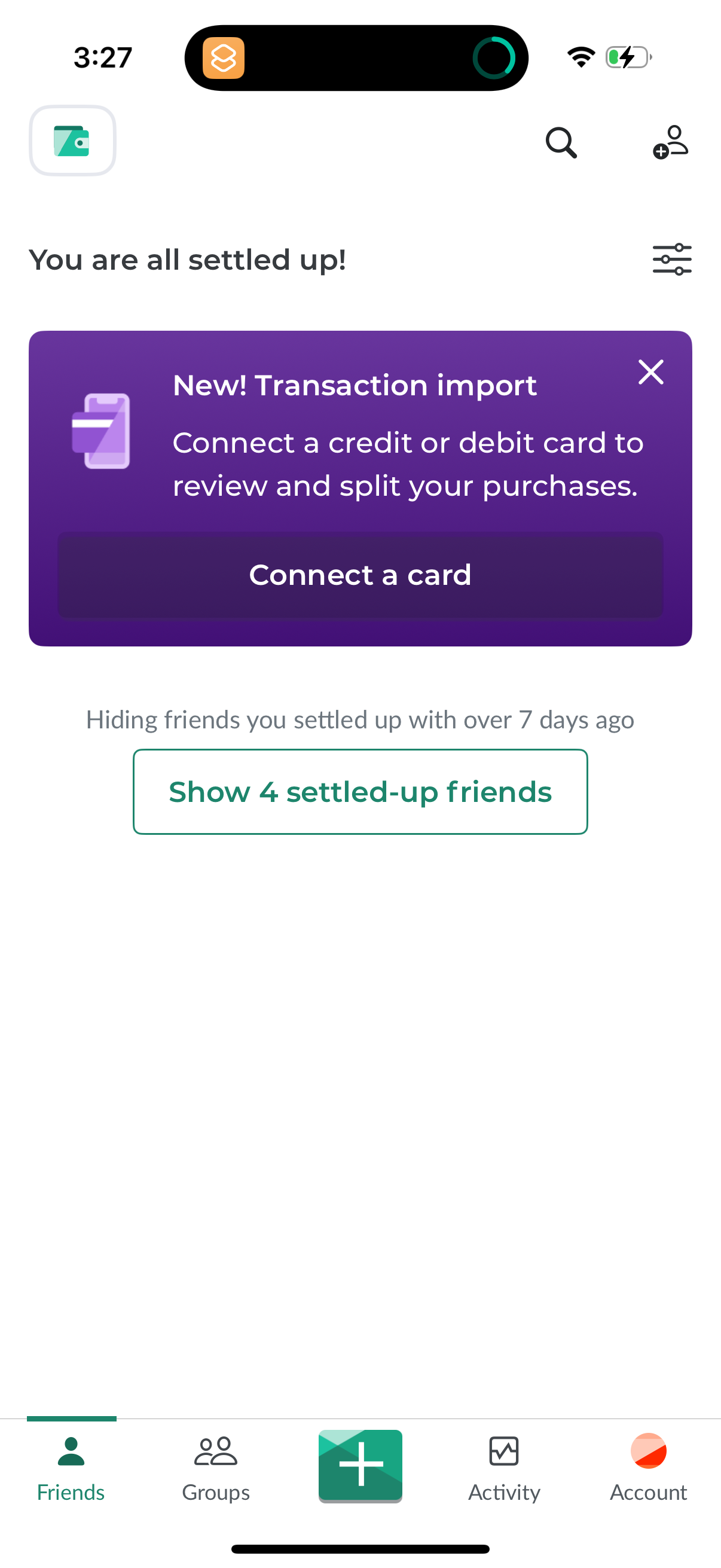 splitwise app screenshot 9