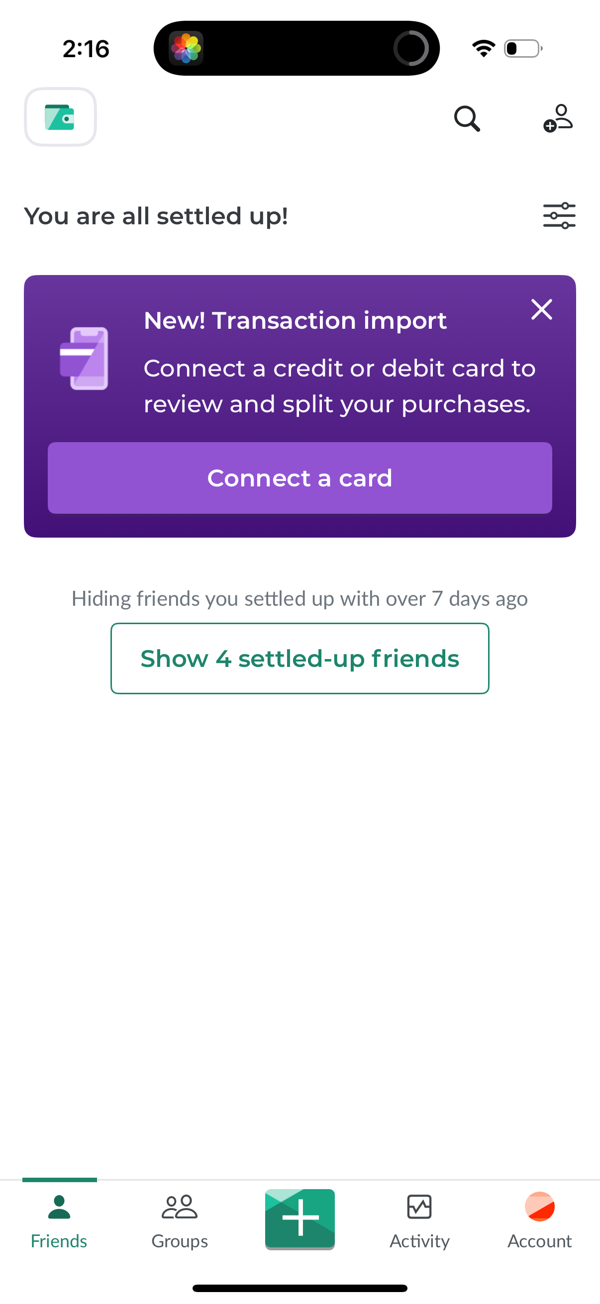 splitwise app screenshot 6