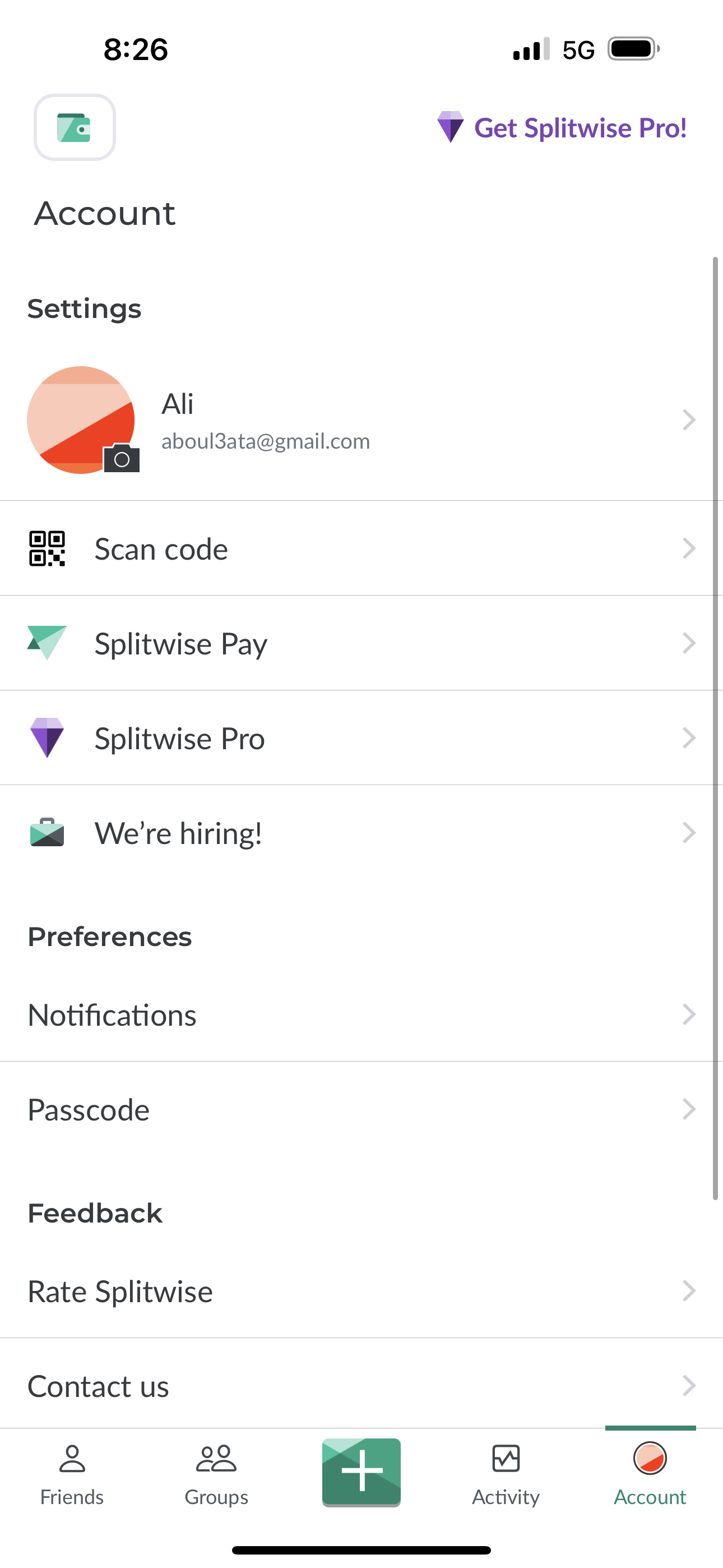 splitwise app screenshot 46