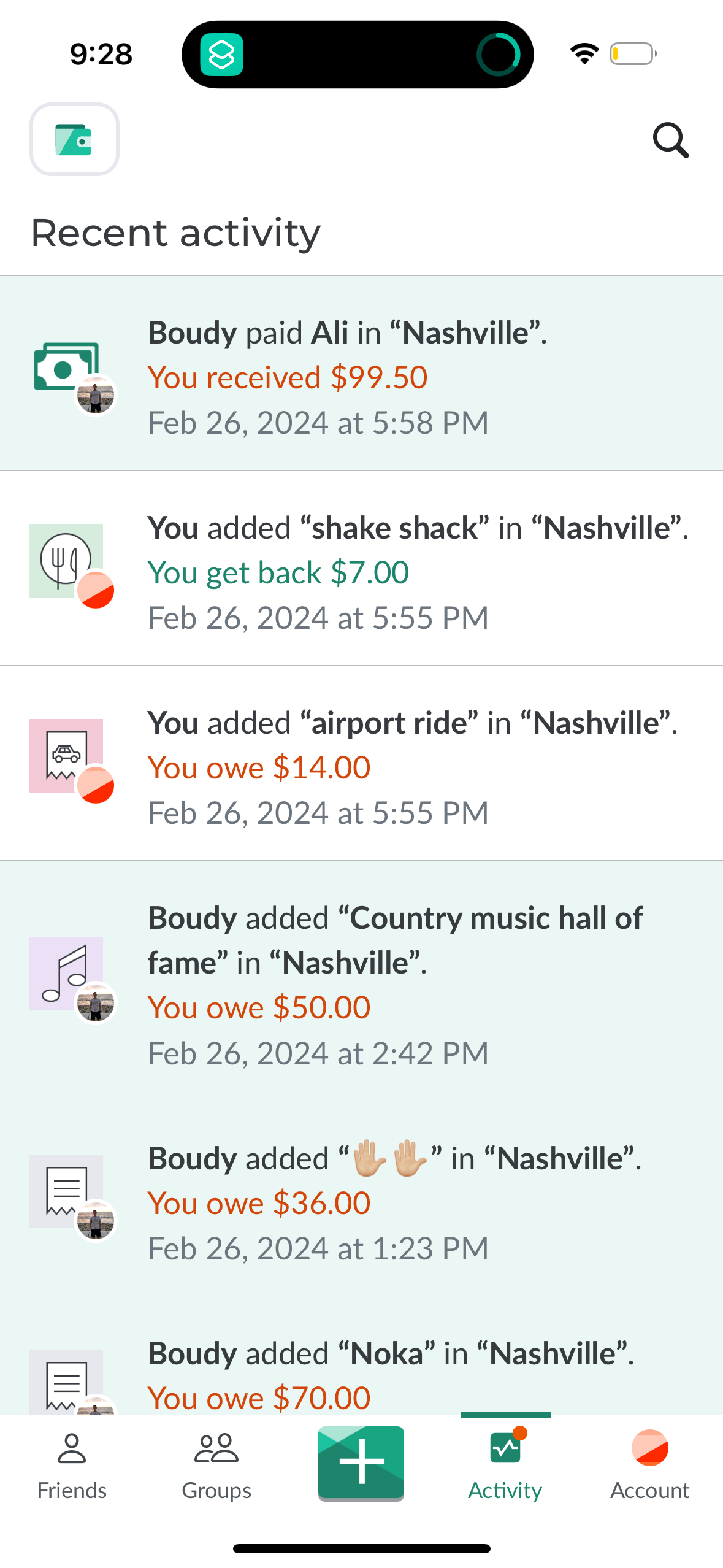 splitwise app screenshot 26