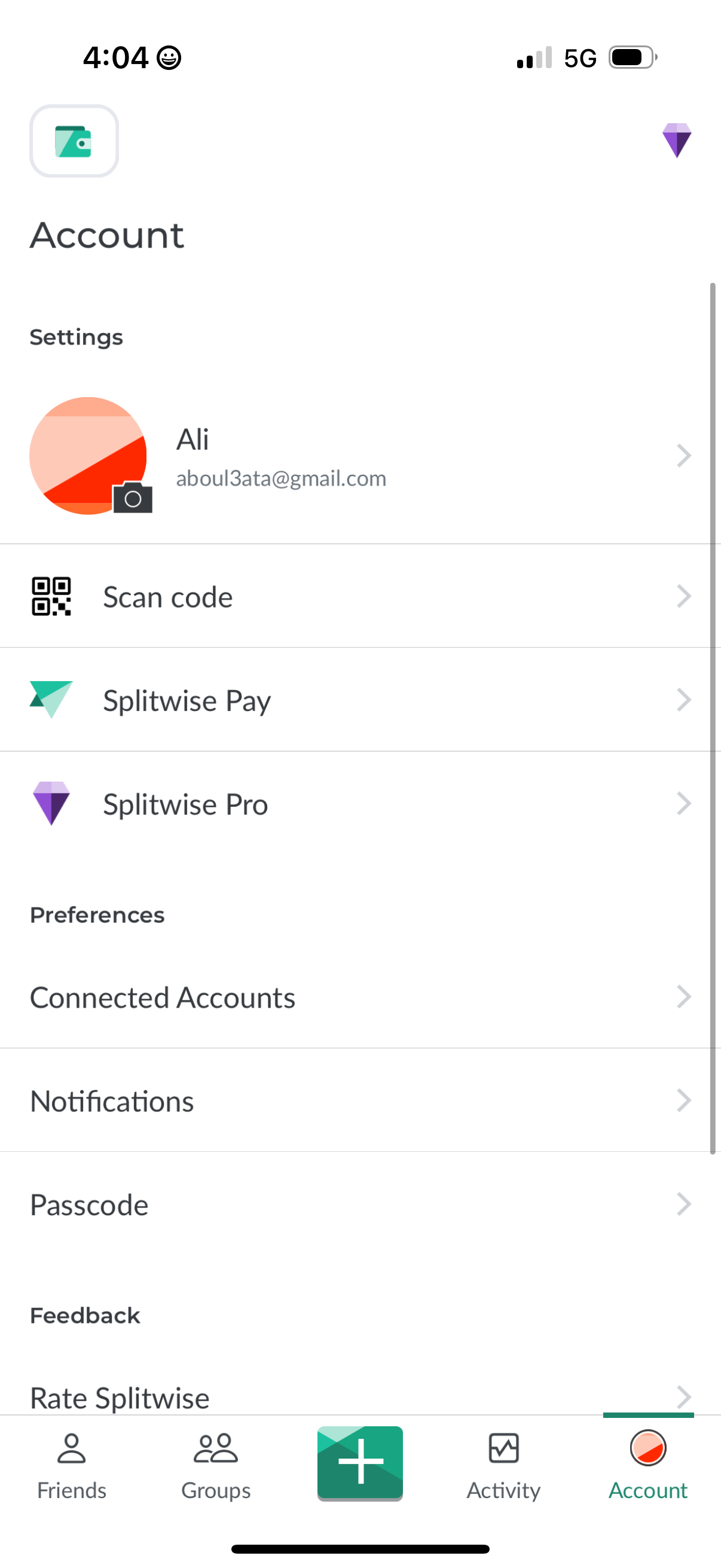 splitwise app screenshot 12