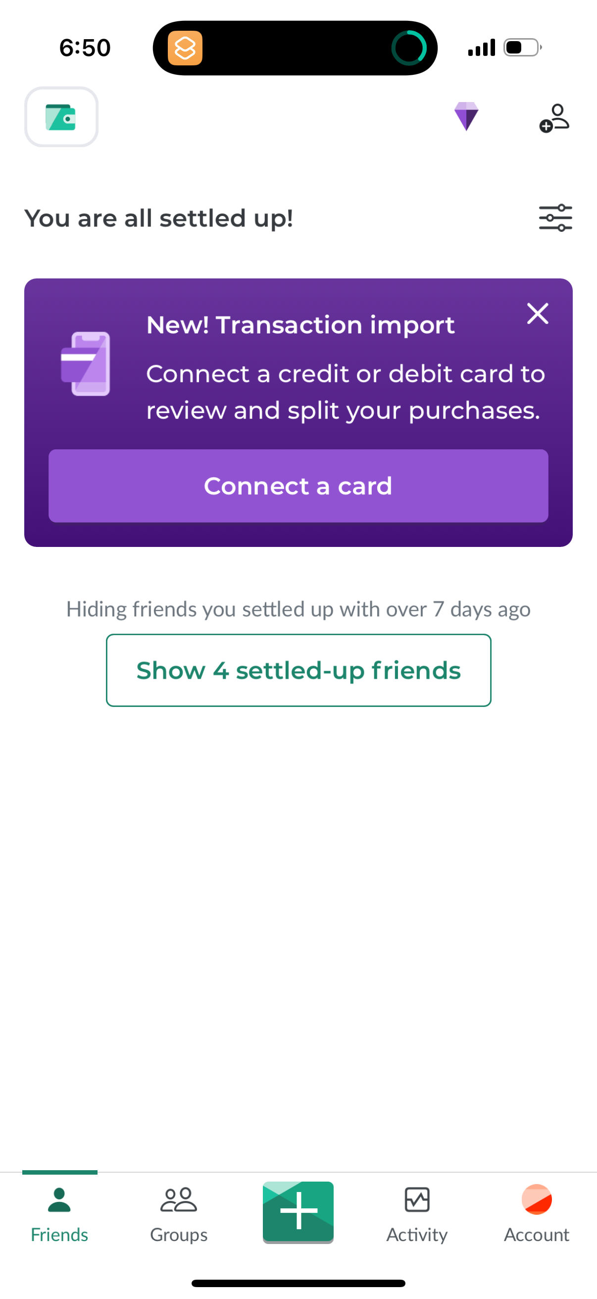 splitwise app screenshot 10