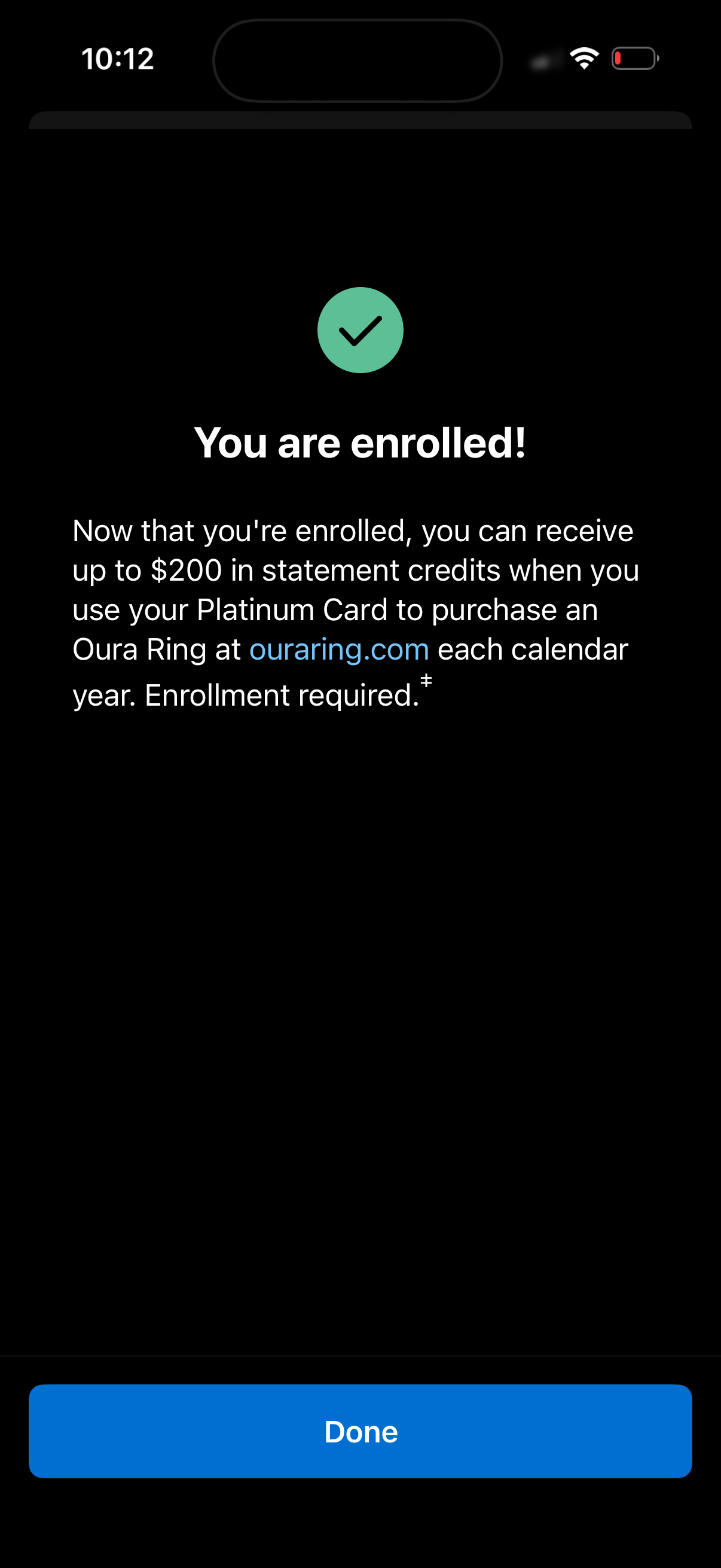 amex app screenshot 86