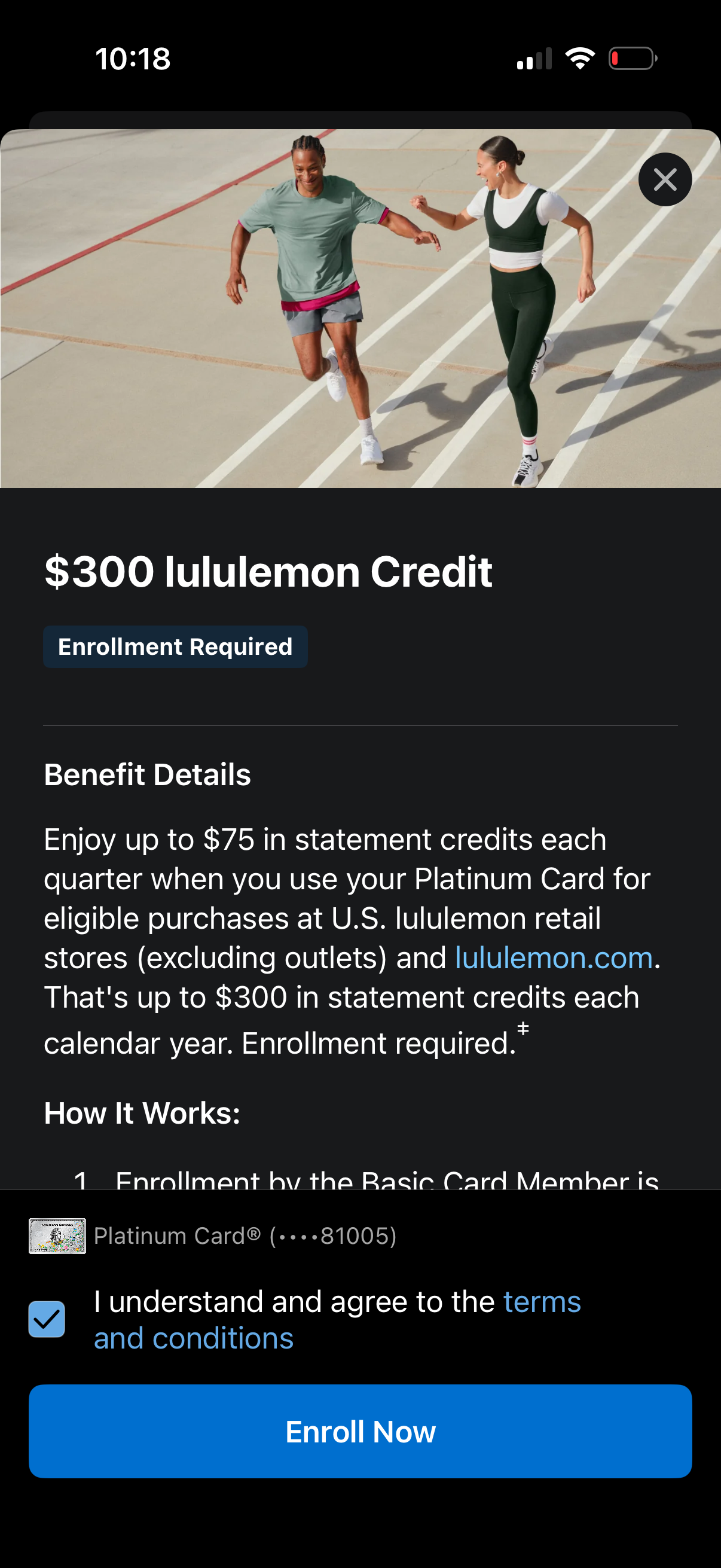 amex app screenshot 82