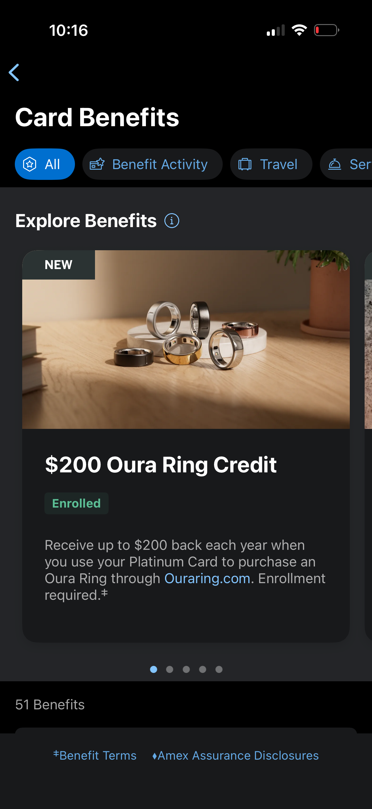 amex app screenshot 85