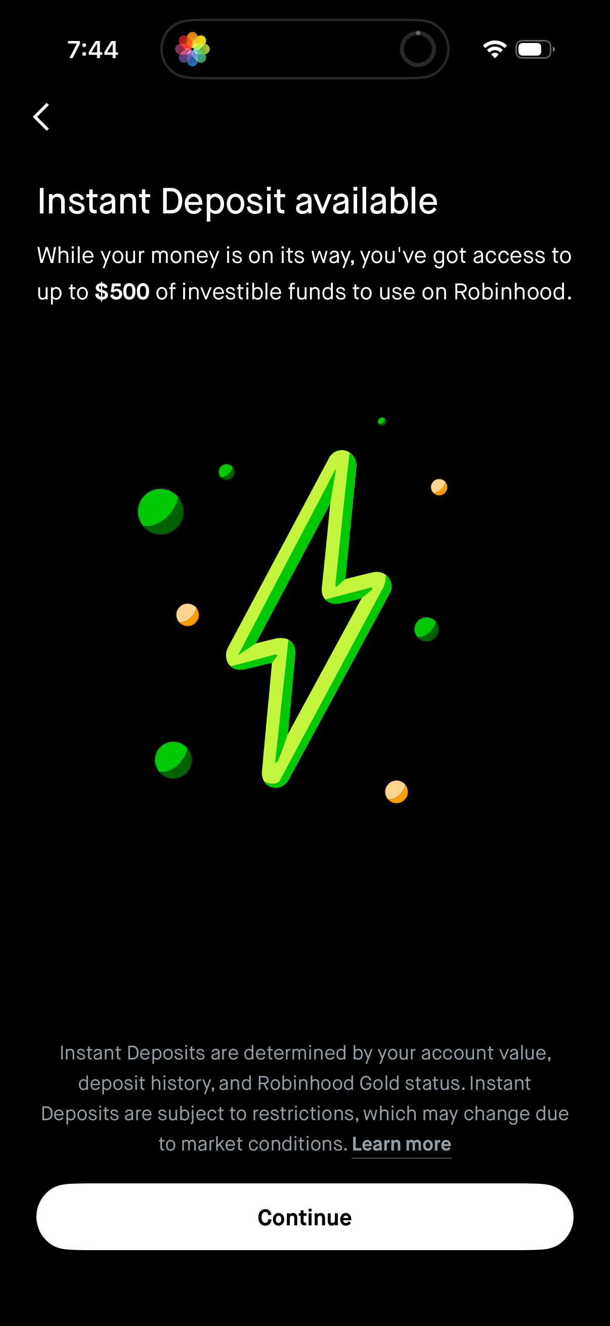 robinhood app screenshot 4