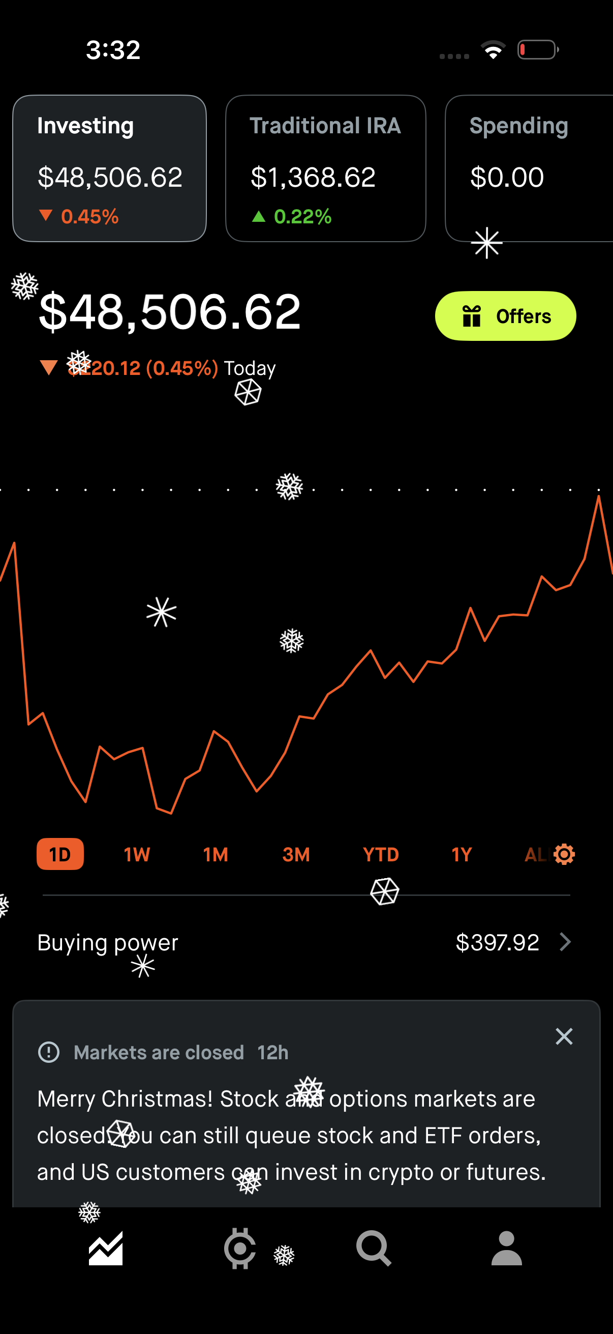 robinhood app screenshot 1