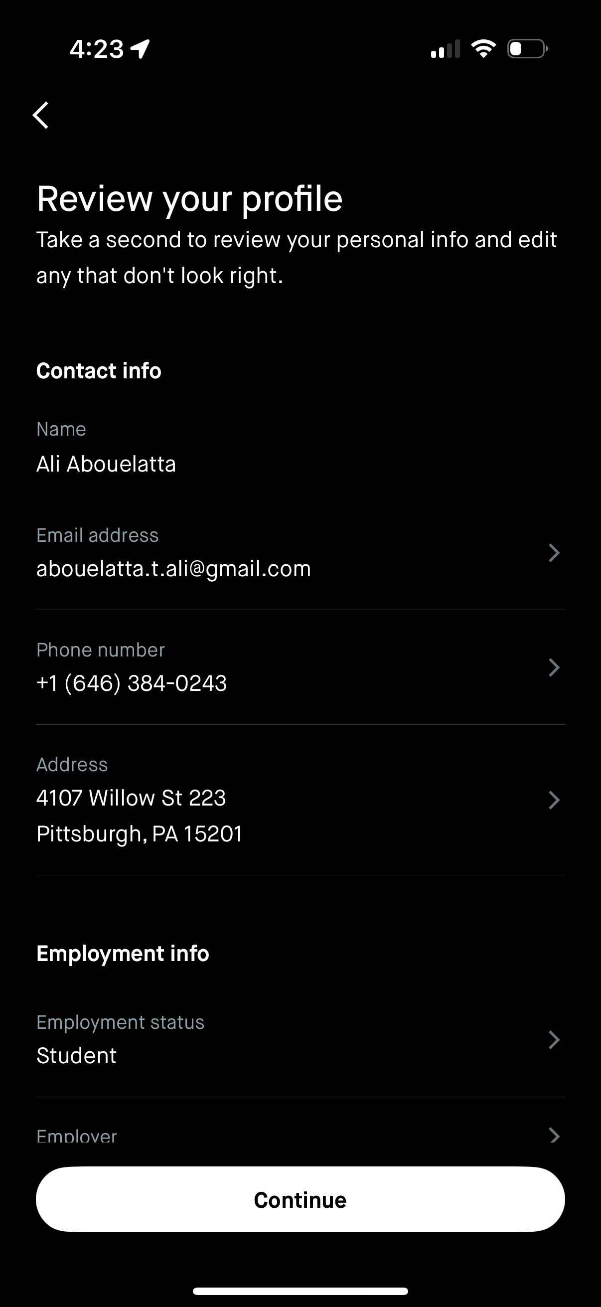 robinhood app screenshot 16