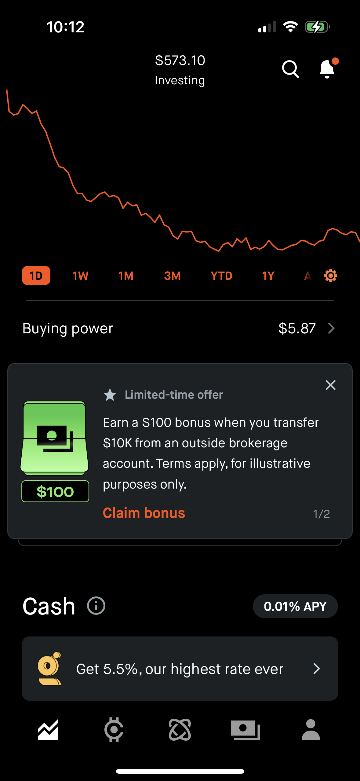 robinhood app screenshot 154