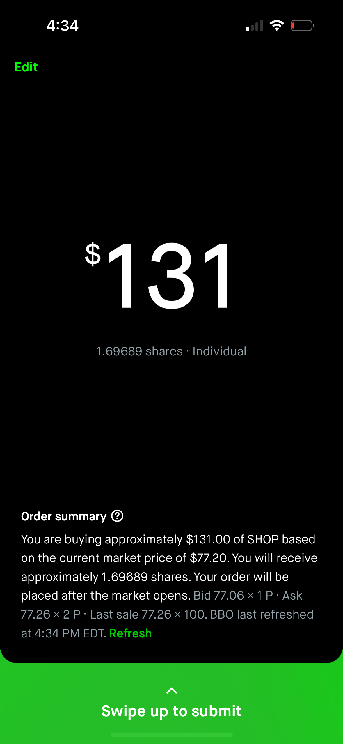 robinhood app screenshot 180