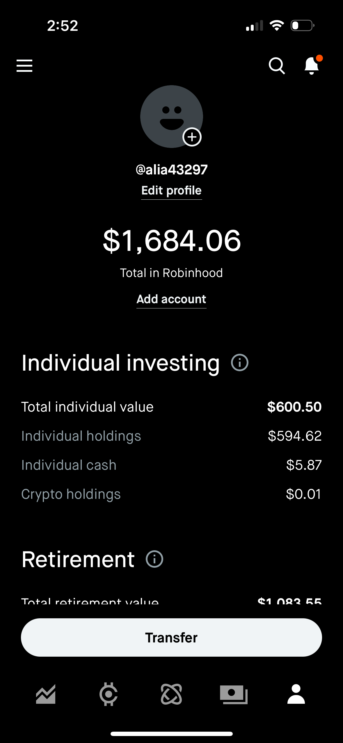 robinhood app screenshot 75