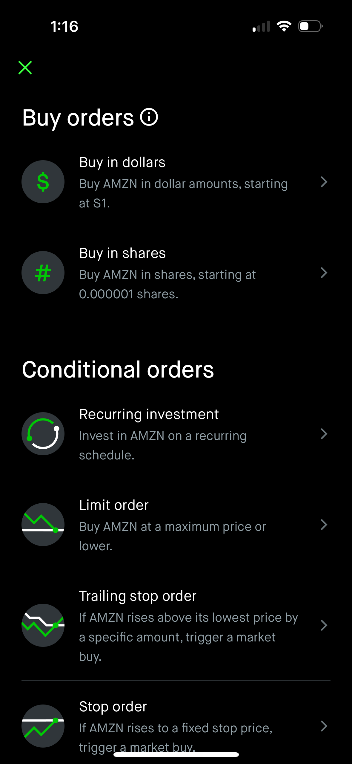 robinhood app screenshot 57
