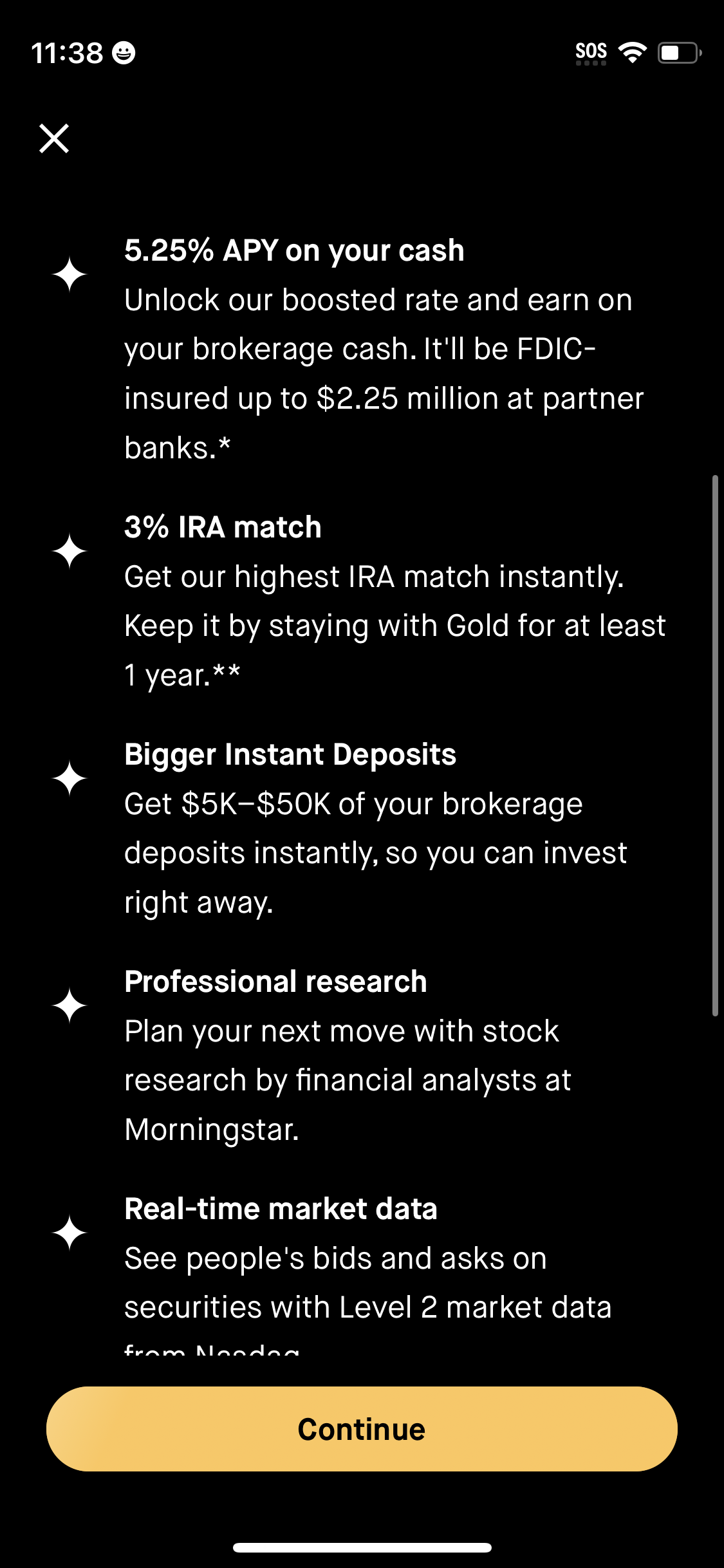 robinhood app screenshot 201