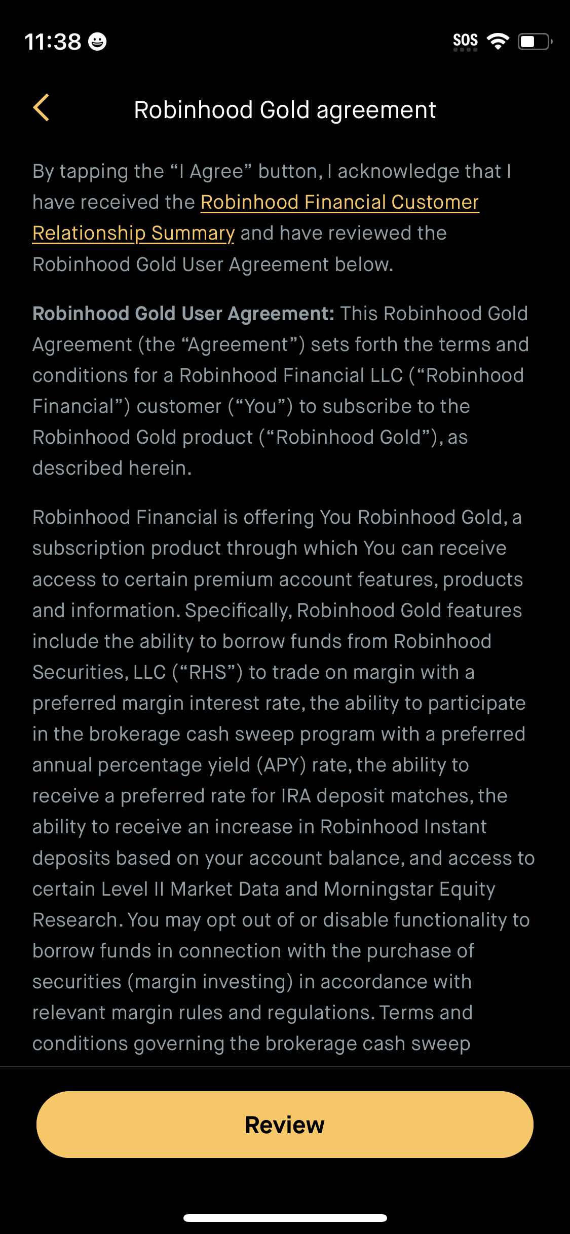 robinhood app screenshot 200