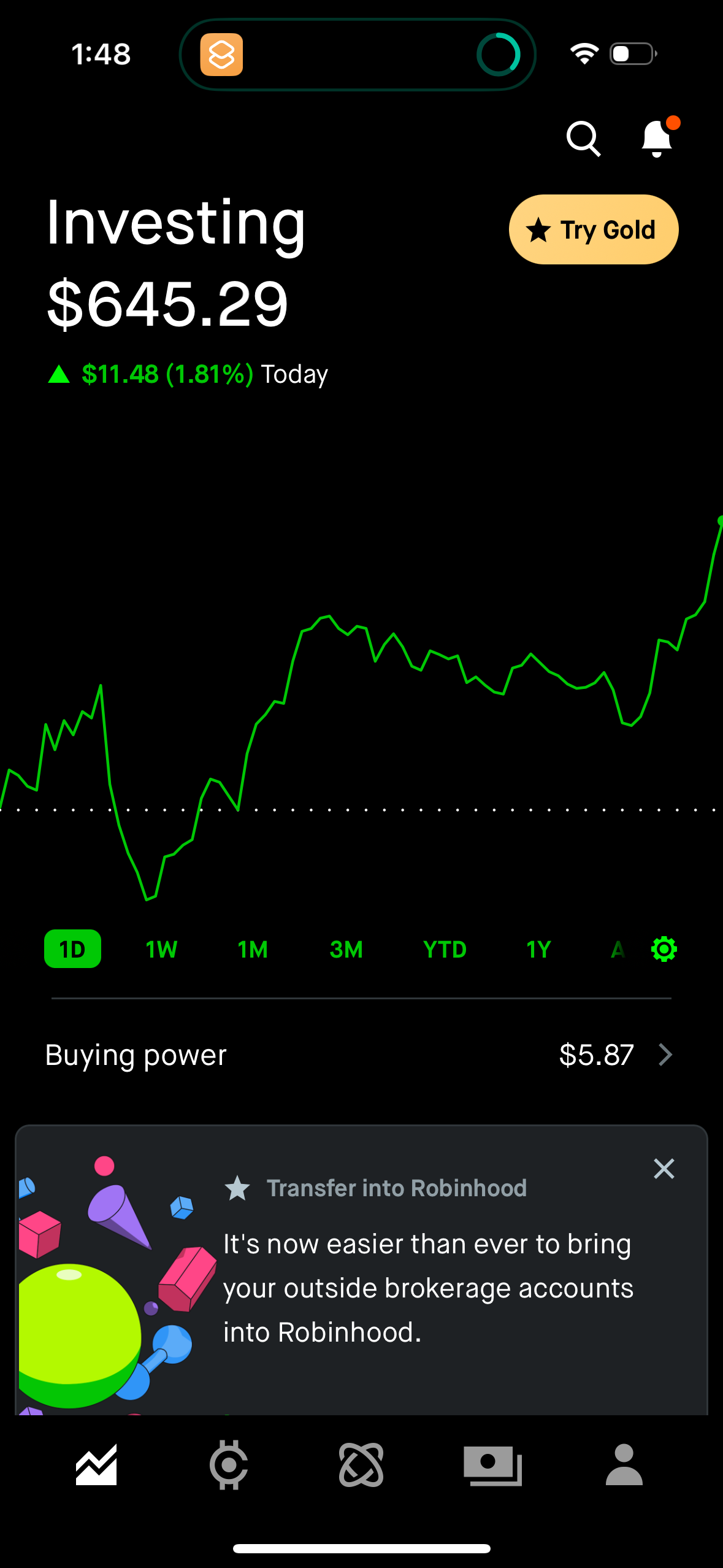 robinhood app screenshot 174